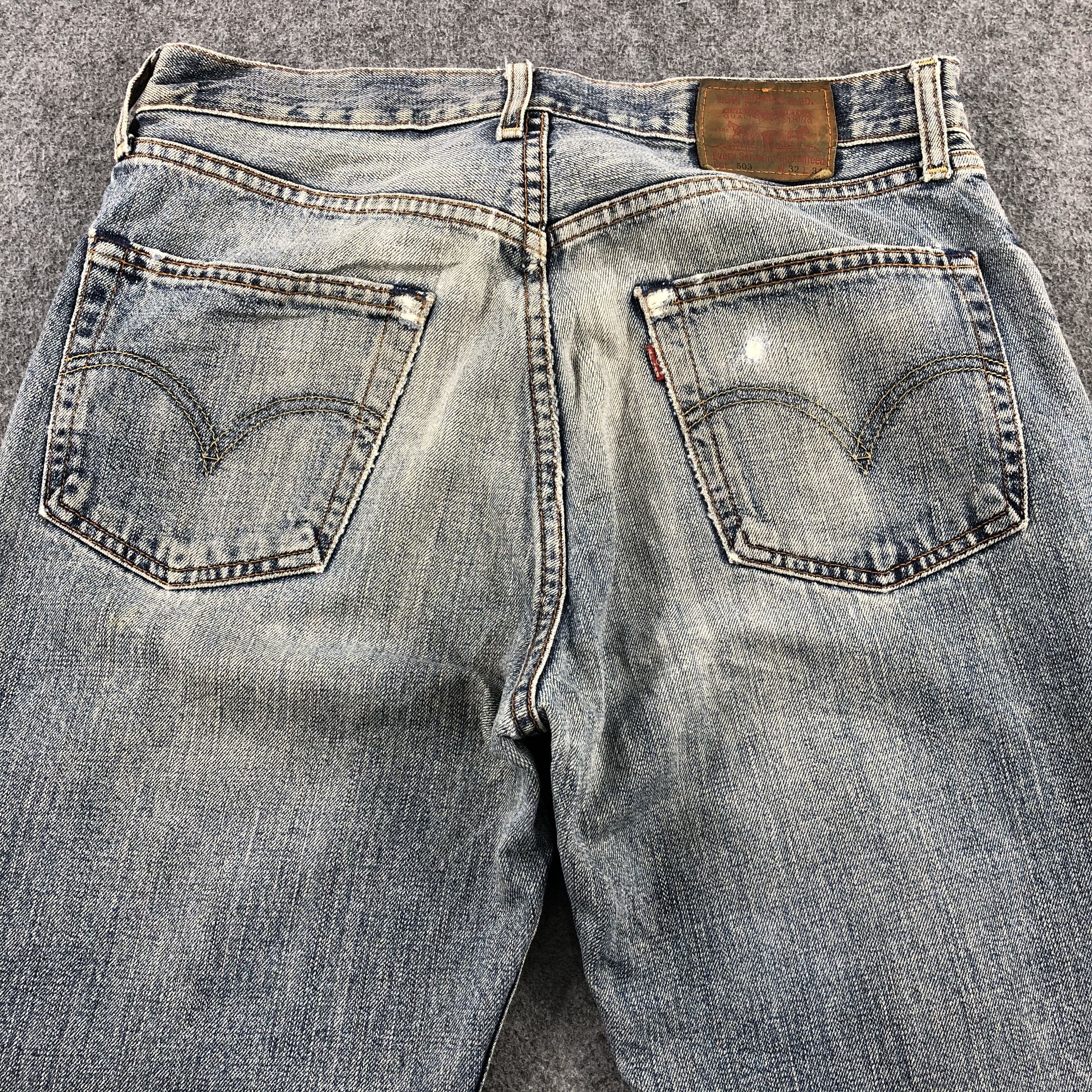 Levi's × Vintage 90s Vintage Light Wash Levis 503 Jeans-JM2005 Size US 34 / EU 50 - 5 Thumbnail