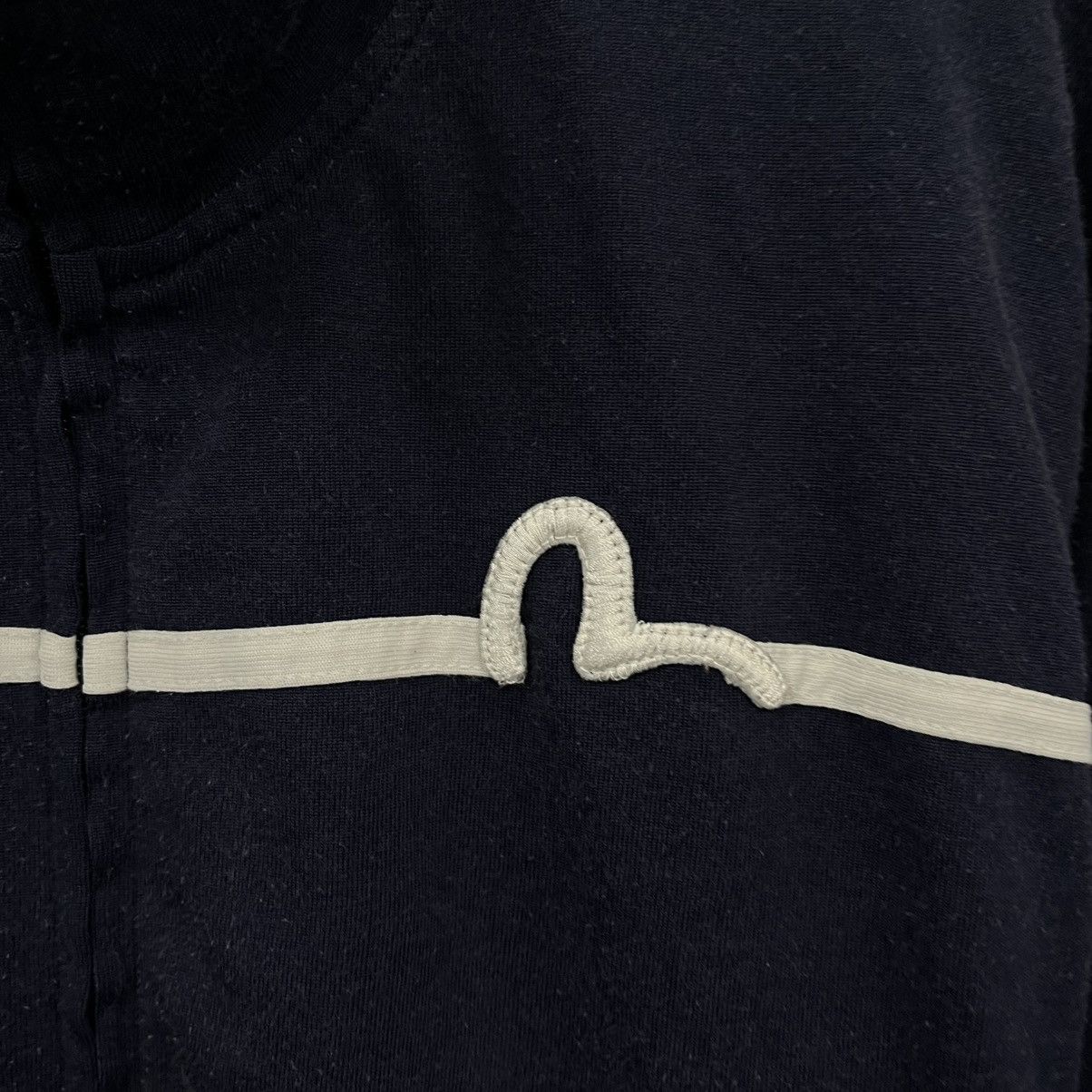 Evisu Men’s Evisu Wool Mock Turtleneck Full Zip Embroidered Sz: L Size US L / EU 52-54 / 3 - 5 Thumbnail