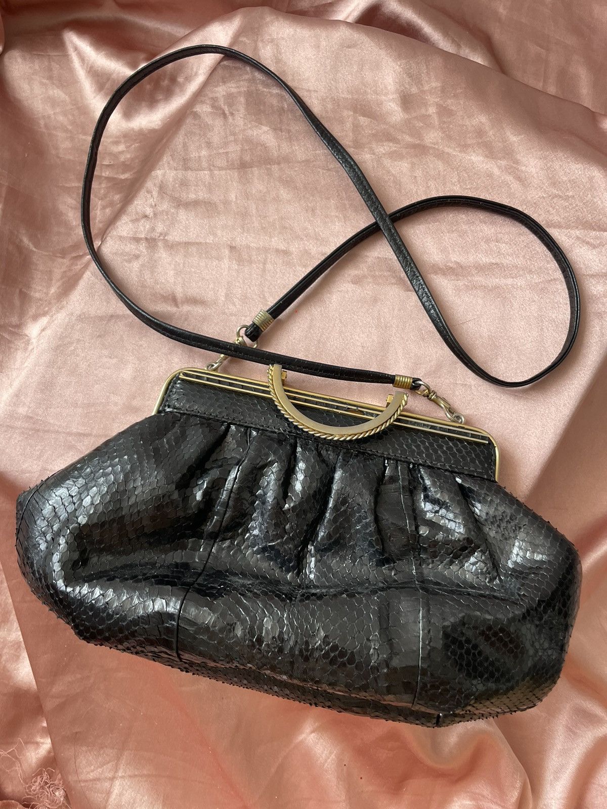 Vintage Vintage bag leather Size ONE SIZE - 4 Thumbnail