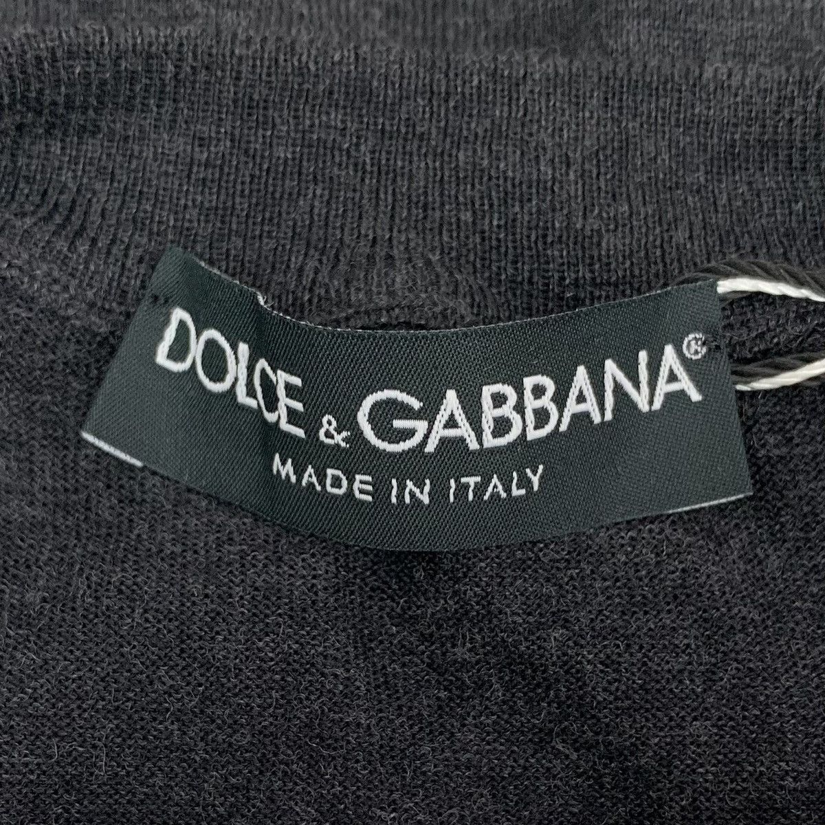 Dolce & Gabbana Dolce & Gabbana Grey Wool Long Sleeve Knit Sweater K26WX Size S / US 4 / IT 40 - 5 Thumbnail
