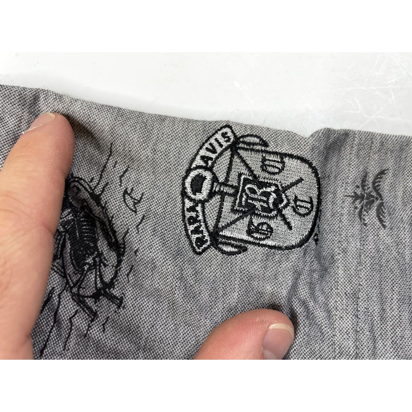 TravisMathew Travis Mathew Polo Golf Skull Gray Ice Breaker Palm Tree Men's Medium Size US M / EU 48-50 / 2 - 3 Thumbnail