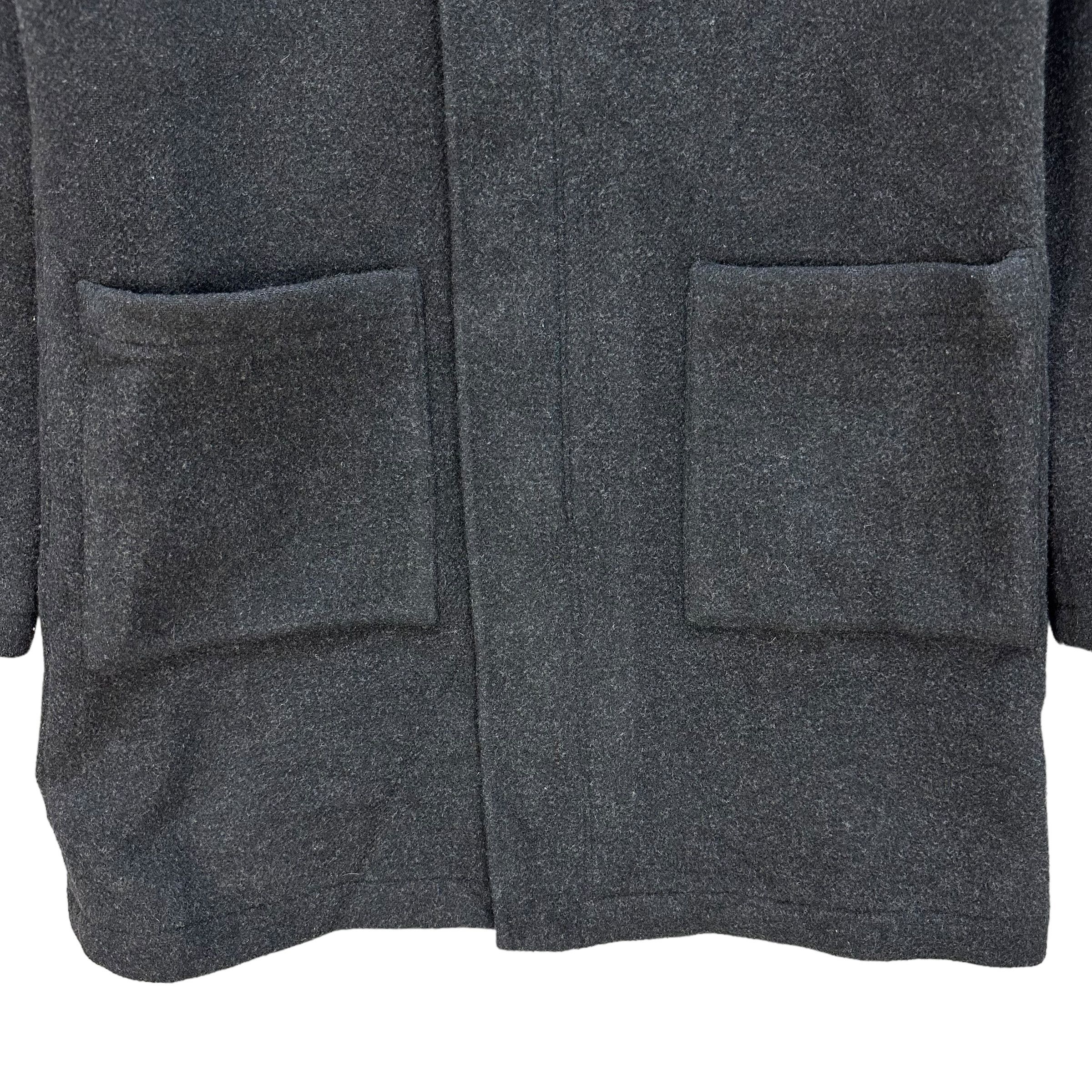 PPFM PPFM Wool Hooded Zipper Long Coat Jacket #A20-0472 Size US M / EU 48-50 / 2 - 3 Thumbnail