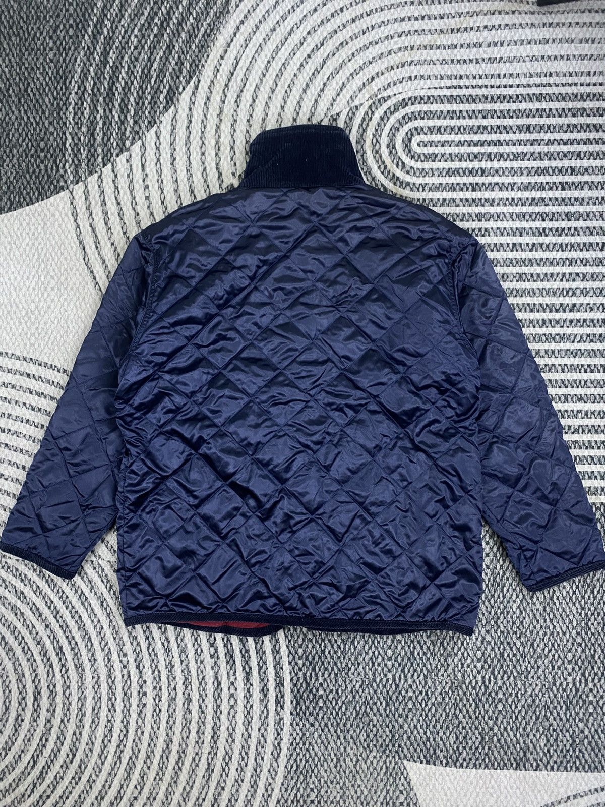 Ellesse Vintage Ellesse Burgundy Reversible Puffer Jacket Size US L / EU 52-54 / 3 - 3 Thumbnail