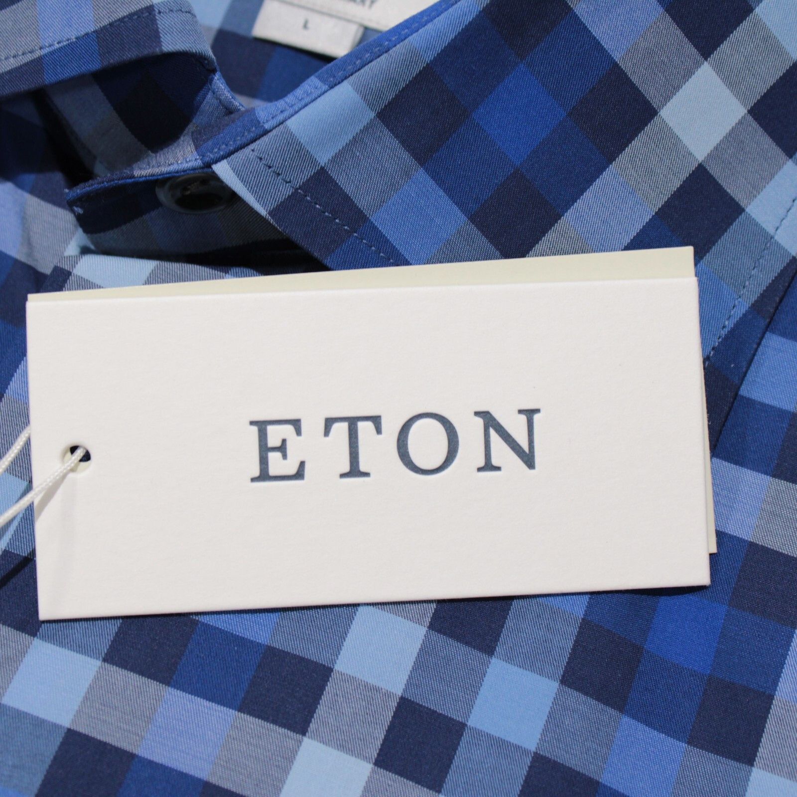 Eton Eton New with tags Shirt Size L US In Blue Size US L / EU 52-54 / 3 - 2 Thumbnail