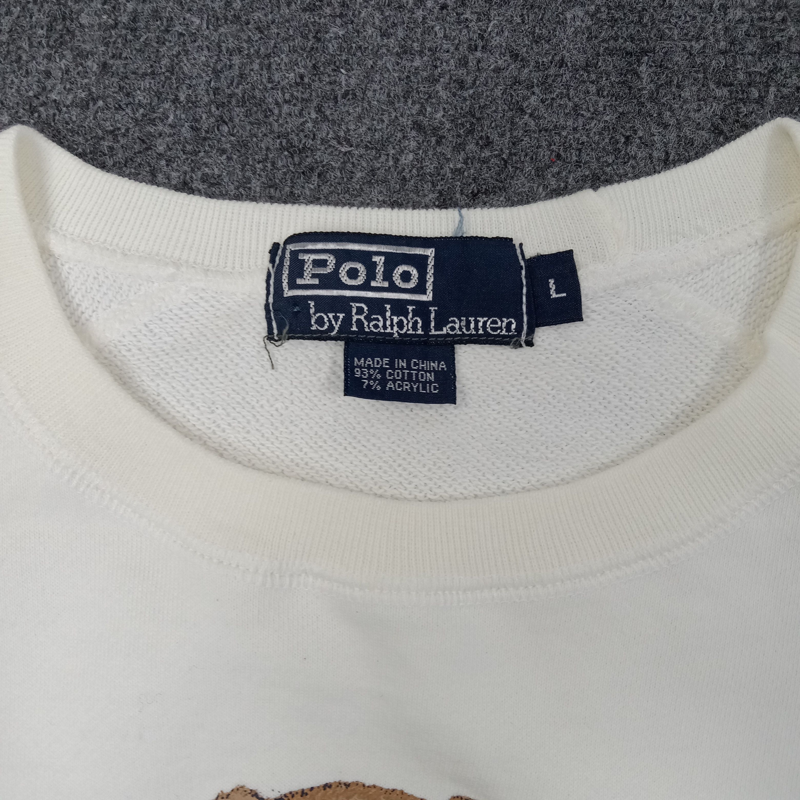 Polo Ralph Lauren Polo Bear by Ralph Lauren American Sweatshirt C241N4 Size US L / EU 52-54 / 3 - 3 Thumbnail