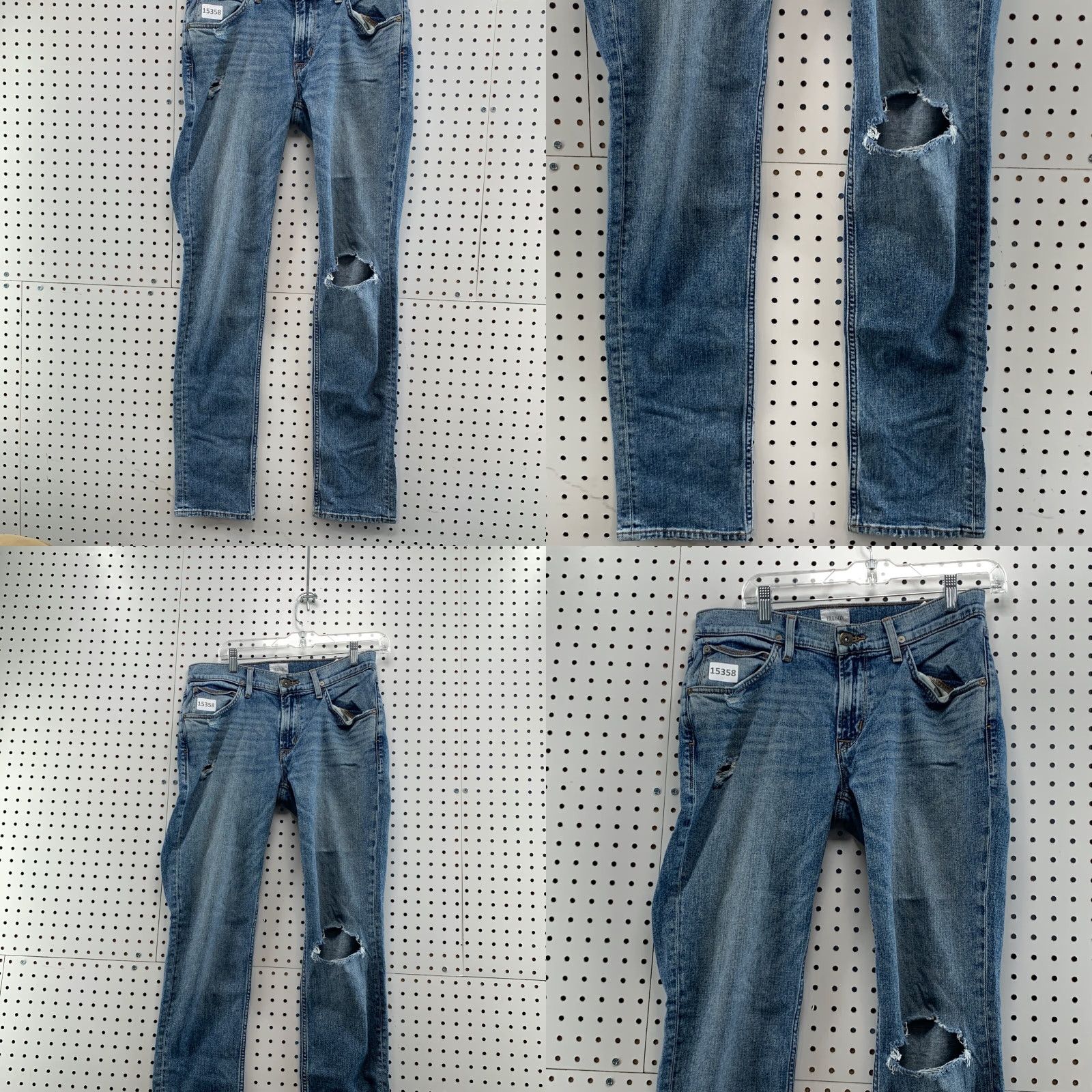 Hudson Hudson Jeans Blake Slim Straight Blue Pants 31 x 31 Mens Size US 31 - 8 Thumbnail