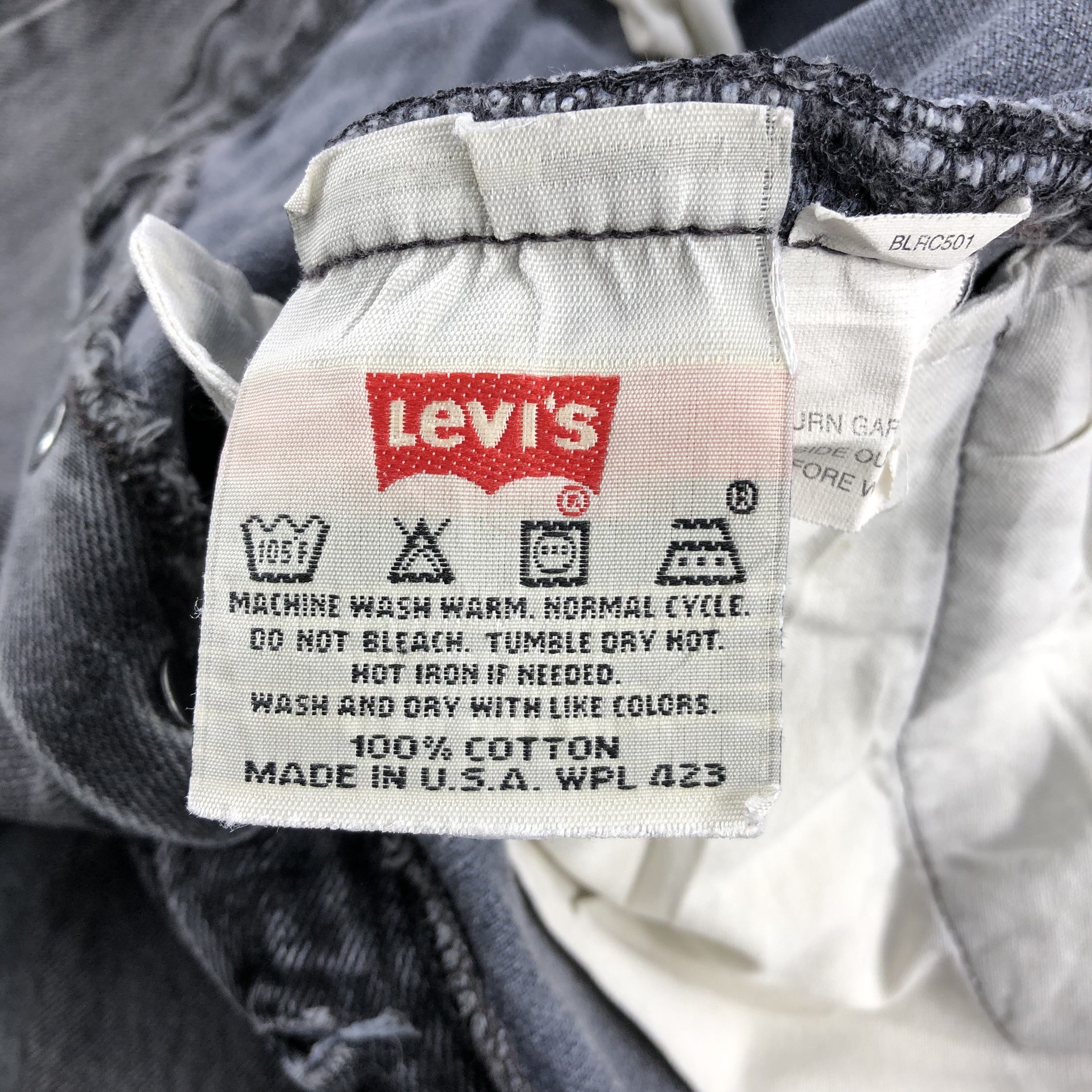 Levi's 90s Vintage Levis 501 Earth Tone Jeans-J1561 Size US 34 / EU 50 - 13 Thumbnail