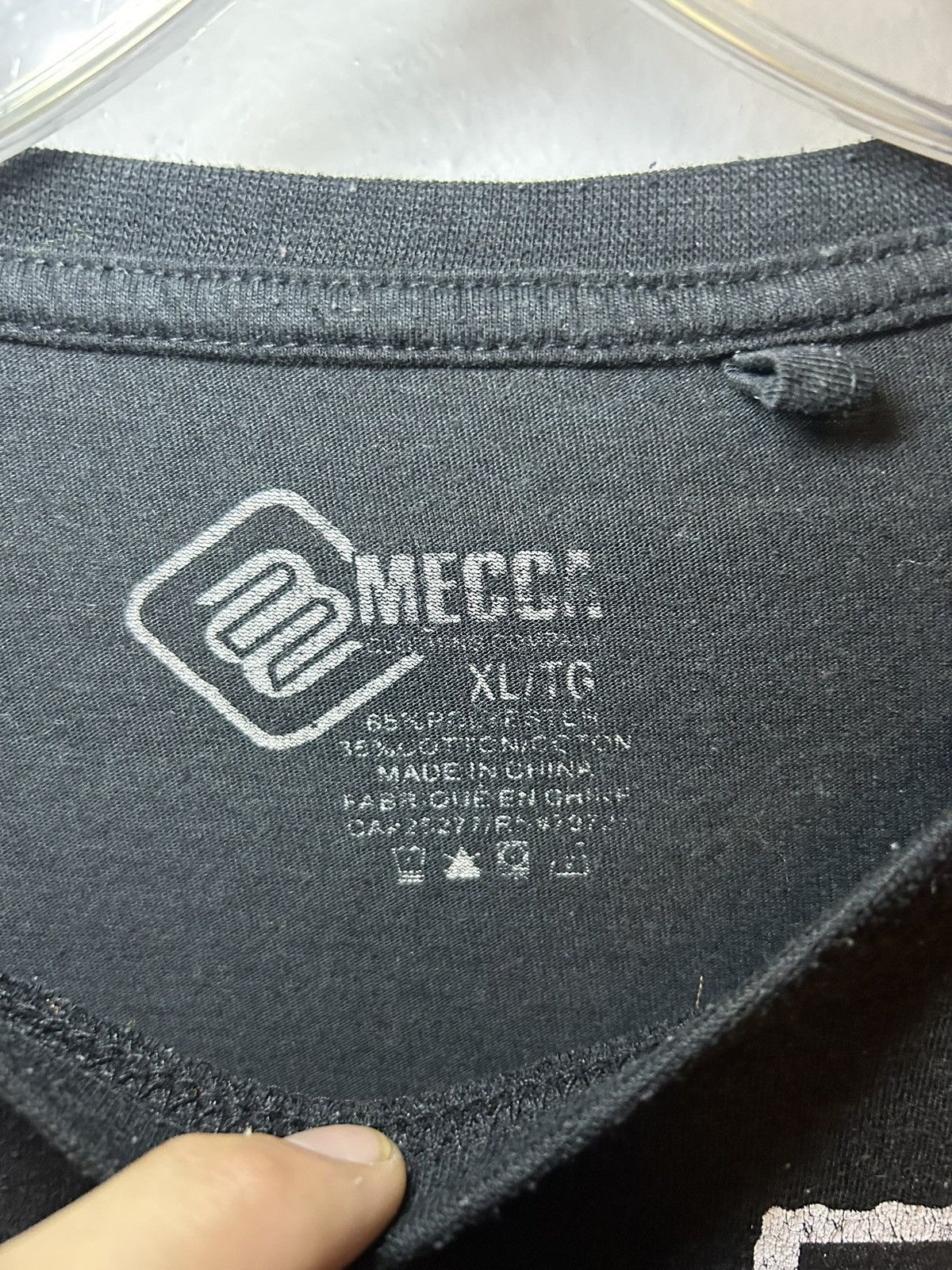 Mecca Vintage Mecca jeans 3d lip grunge print t-shirt Size US XL / EU 56 / 4 - 3 Thumbnail