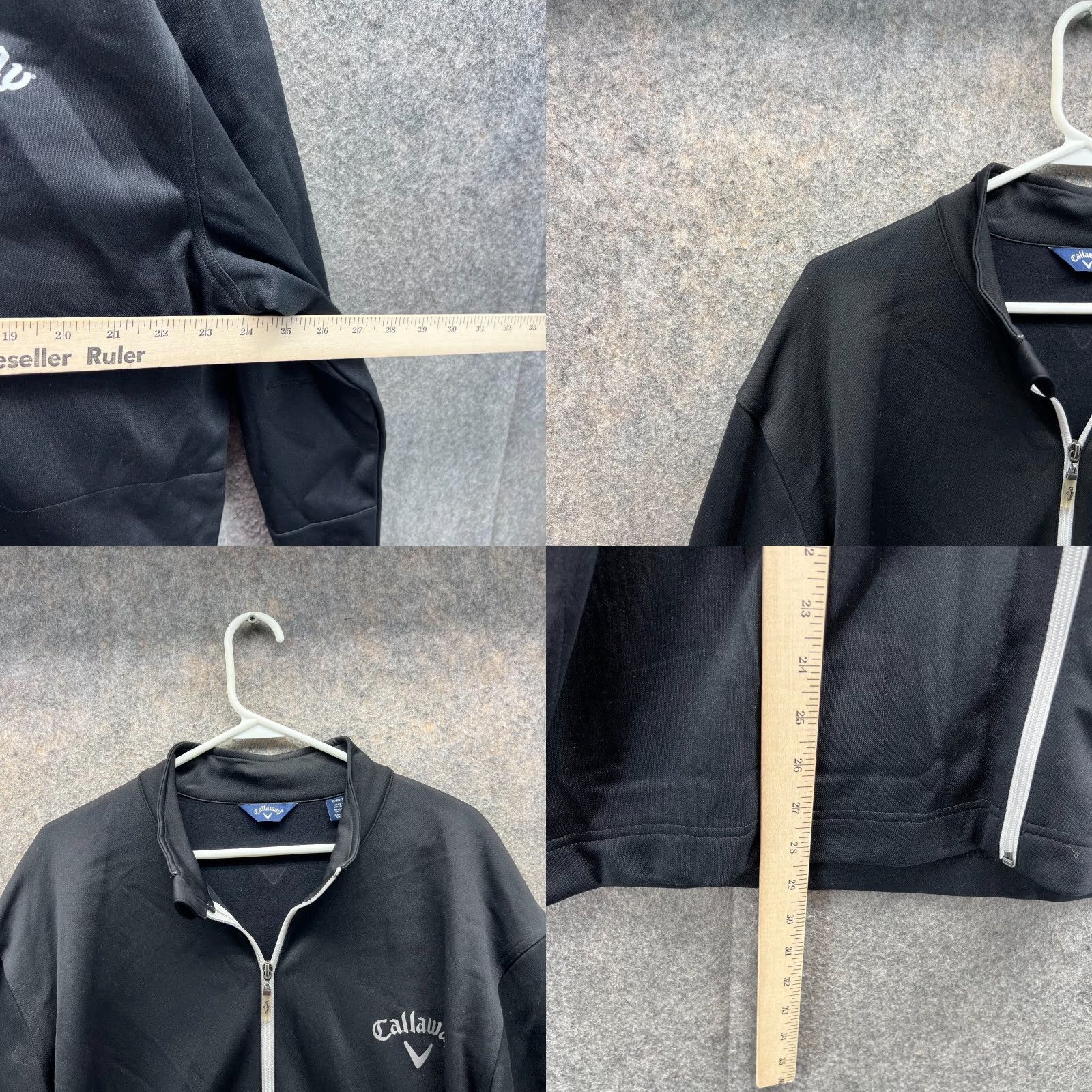 Callaway Callaway Jacket Mens XL Black Full Zip Windbreaker Polyester Track Vtg Size US XL / EU 56 / 4 - 8 Thumbnail