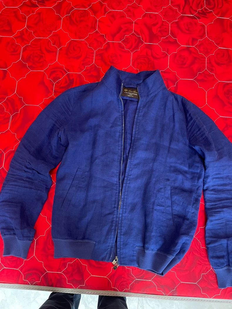 Loro Piana LORO PIANA Blue linen jacket Size XS / US 0-2 / IT 36-38 - 3 Thumbnail