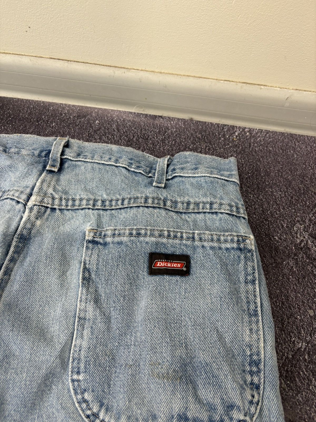 Dickies Vintage Dickies Relaxed Fit Light Blue Denim Shorts Jorts Size US 36 / EU 52 - 5 Thumbnail