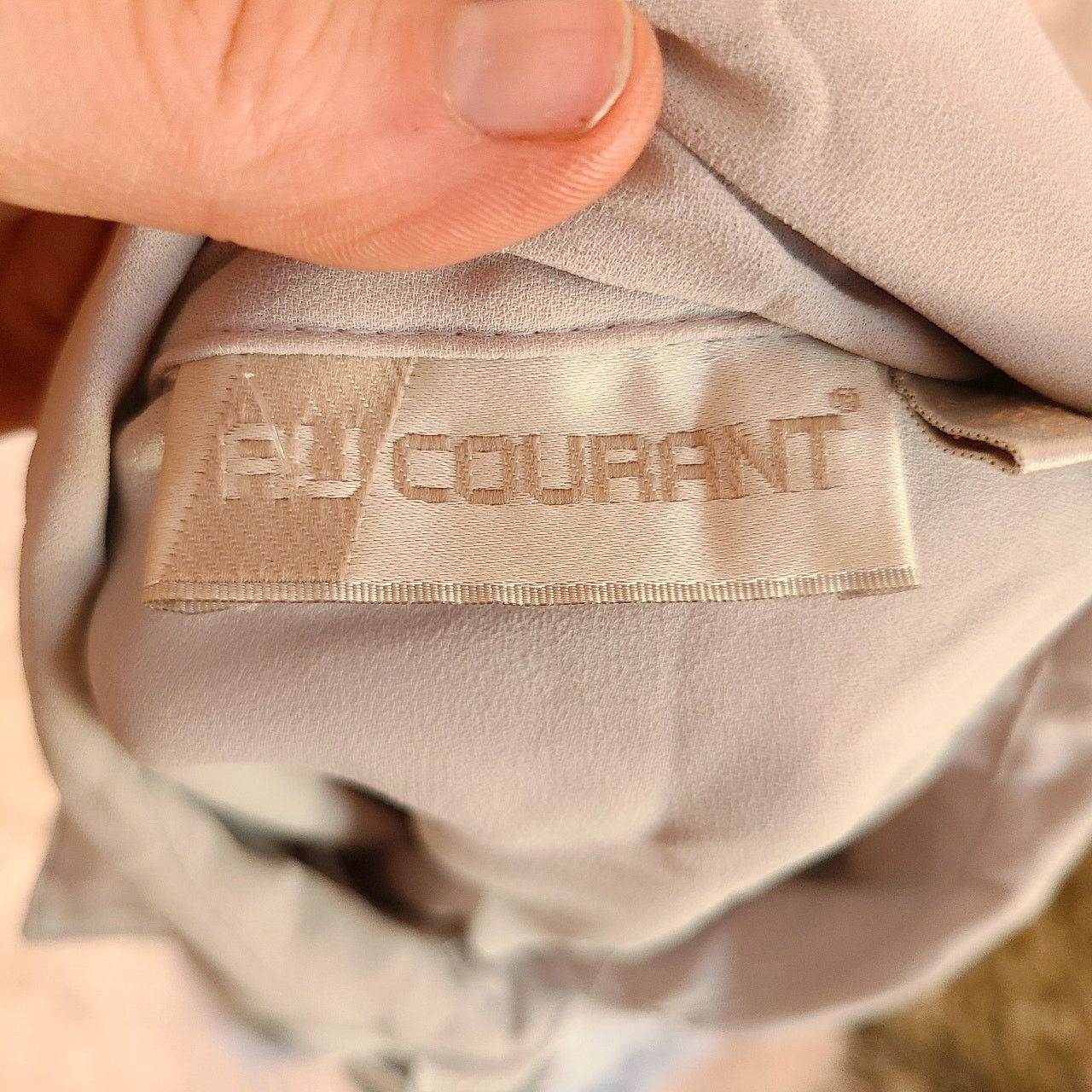 Vintage Vintage 80s au courant Grey embroidered Blouse size 12 Size M / US 6-8 / IT 42-44 - 10 Thumbnail
