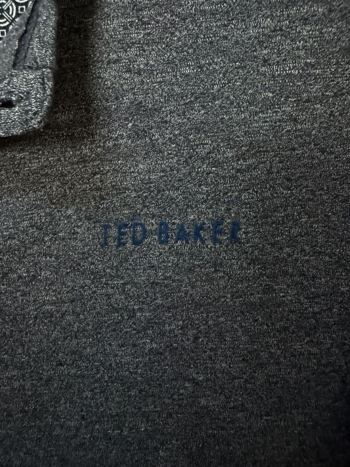 Ted Baker Ted Baker London Long Sleeve Henley Charcoal Size S Size US S / EU 44-46 / 1 - 5 Thumbnail