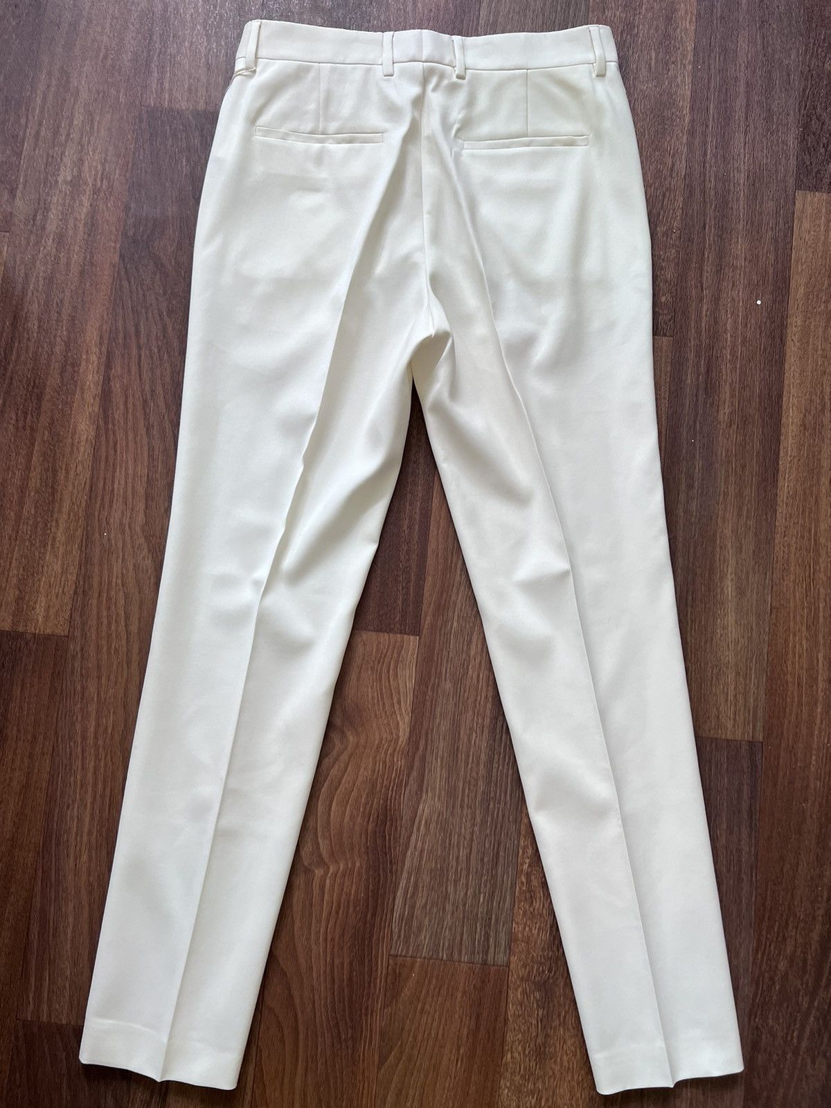 Ambush Design $1K ivory wool trousers/pants, IT50/US34, made in Italy Size US 34 / EU 50 - 4 Thumbnail