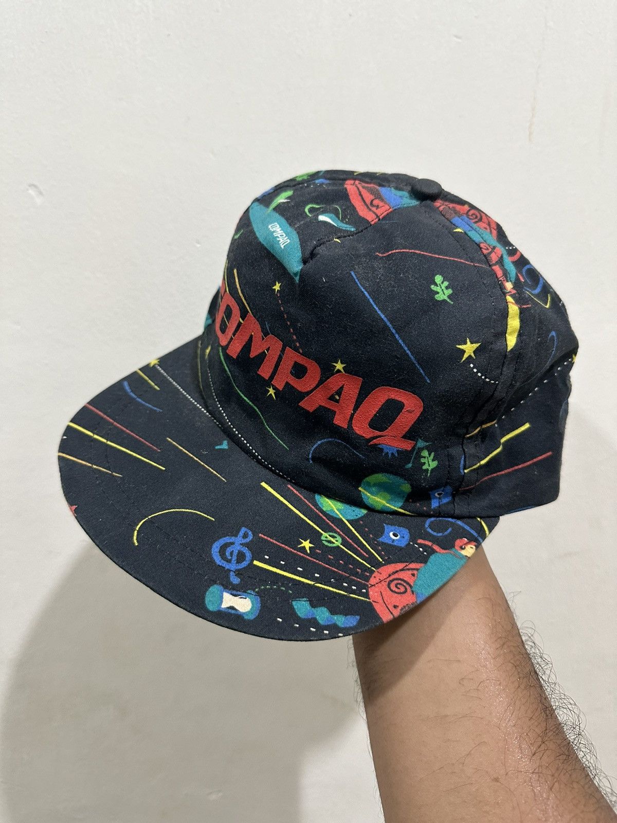 Vintage Rare 90’s Compaq Galaxy Space Over print Snapback Size ONE SIZE - 2 Thumbnail