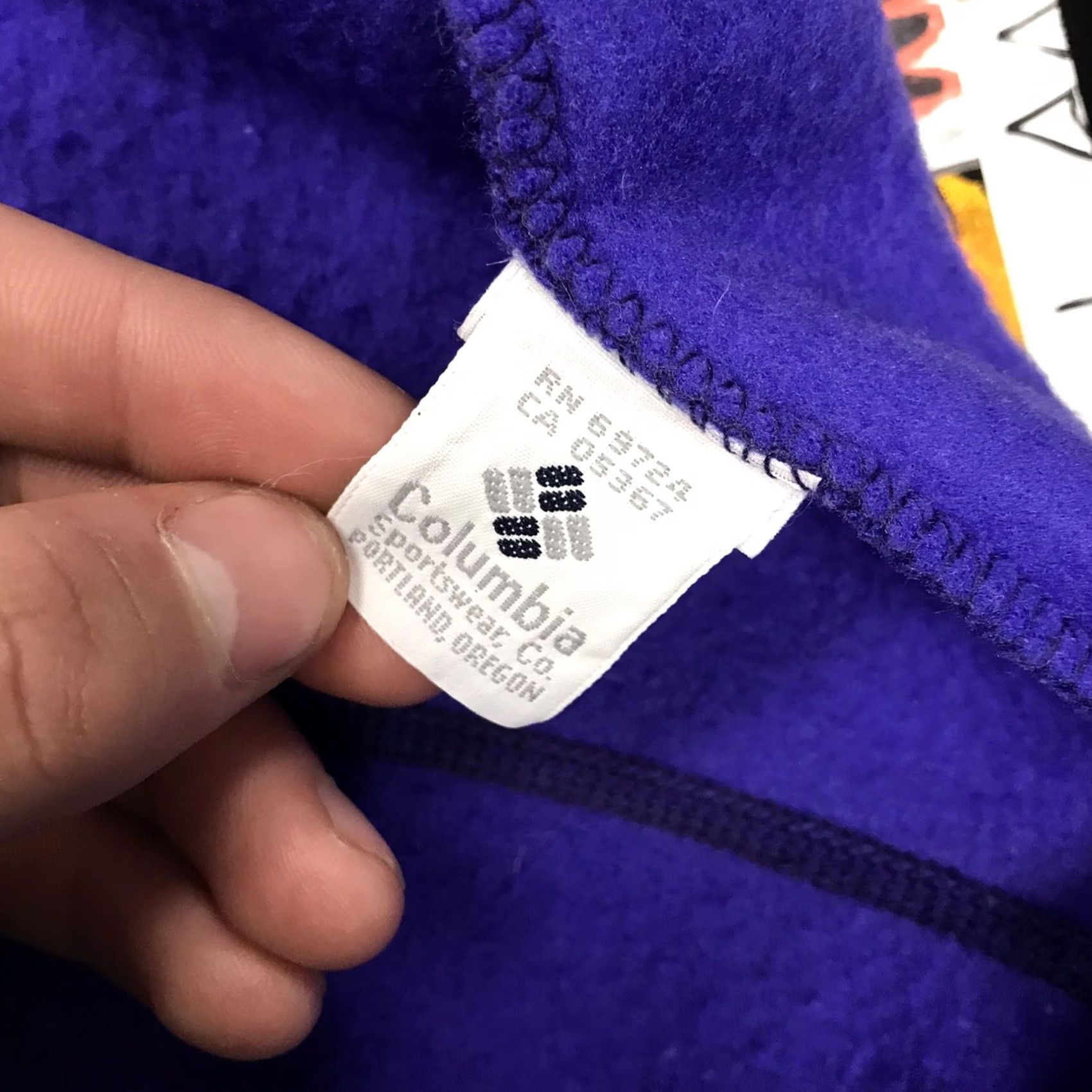 Vintage VINTAGE Columbia Sportswear Beanie Drawstrings Blue S/M Outdoor 90s Ski Unisex Adults Size ONE SIZE - 6 Thumbnail
