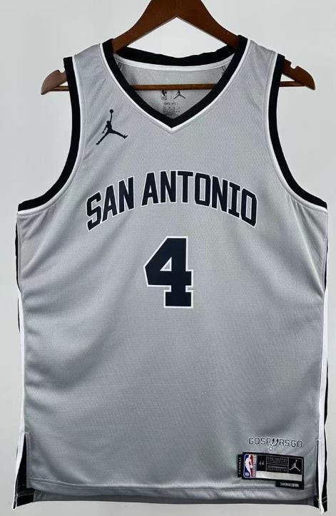 NBA 2026 San Antonio Spurs #4 De’Aaron Fox Jersey Size US S / EU 44-46 / 1 - 1 Thumbnail
