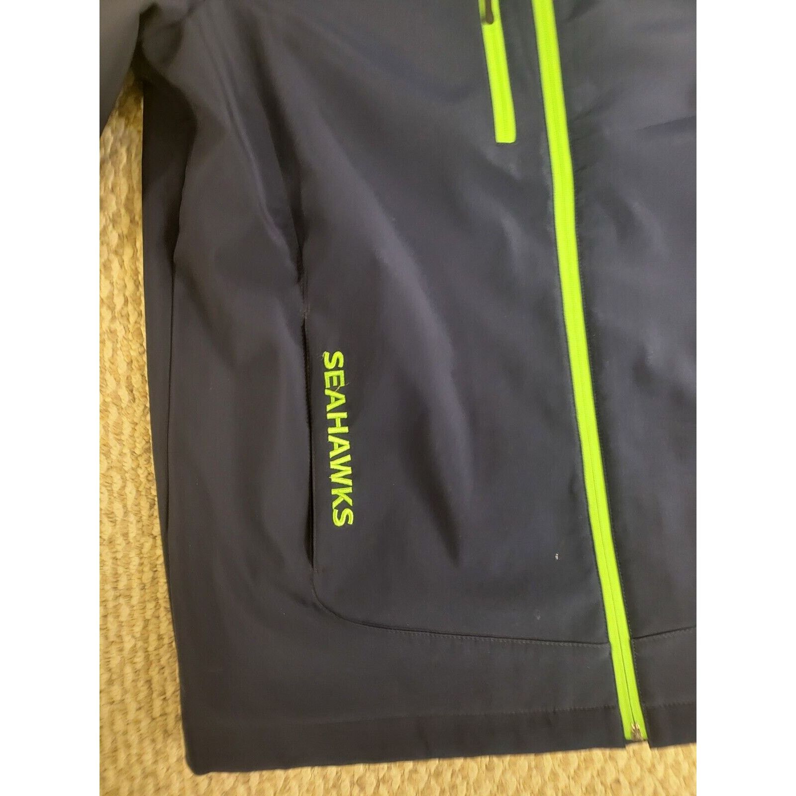 NFL NFL Seattle Seahawks Navy blue-Full Zip Mens Mid Weight Size ONE SIZE - 3 Thumbnail