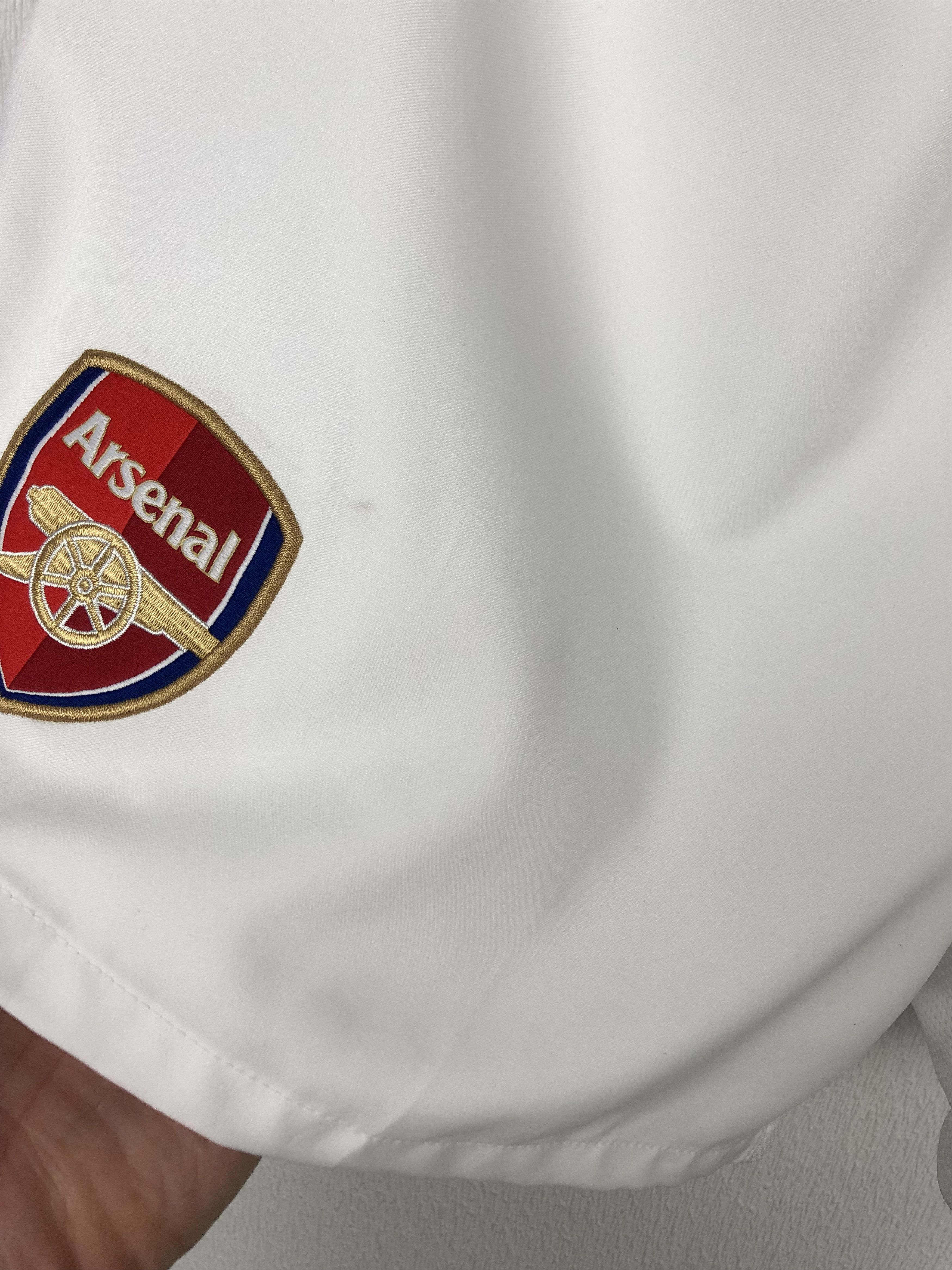 Nike Nike Arsenal Football Shorts Soccer Track White Gunners S Size US 30 / EU 46 - 4 Thumbnail