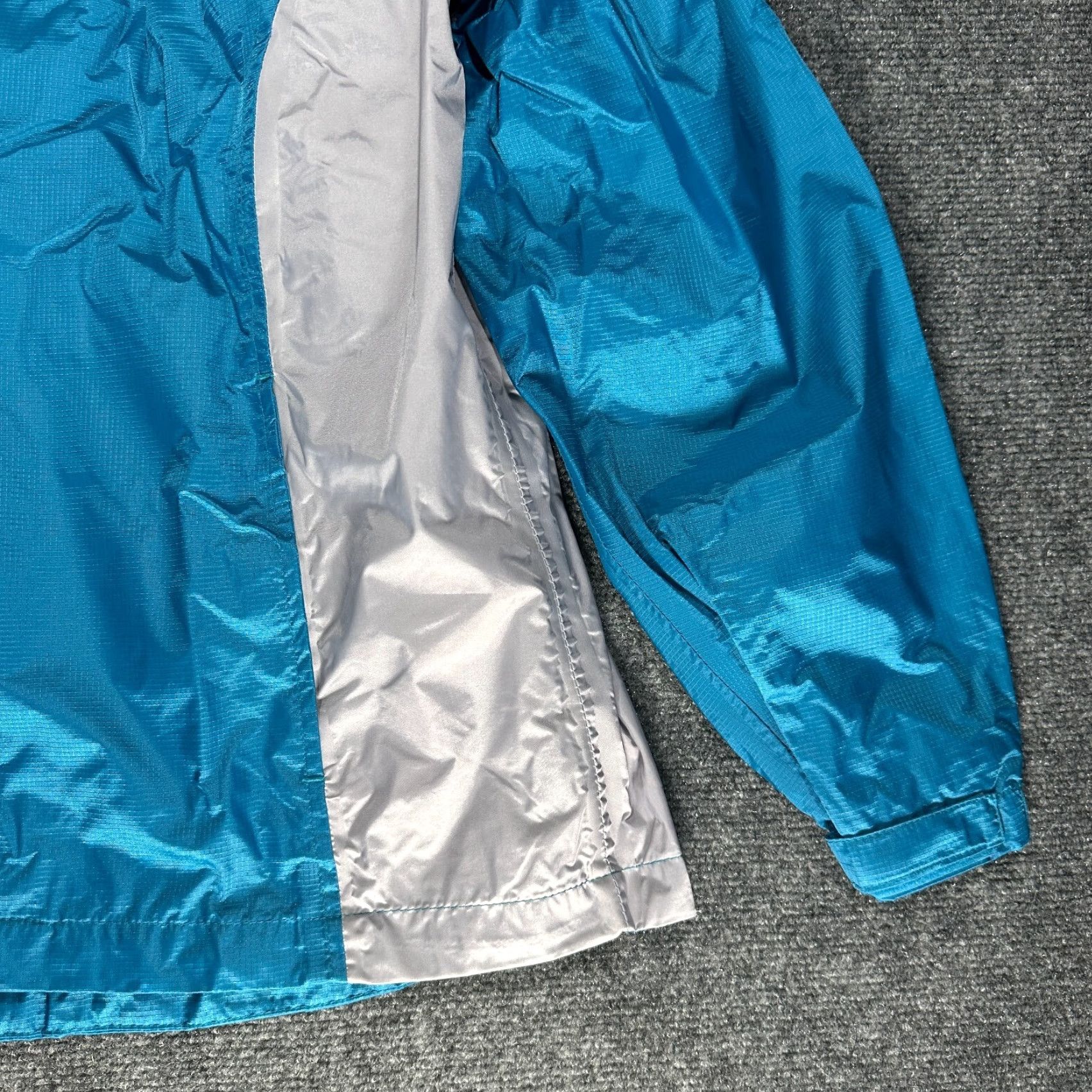 Vintage Stearns Dry Wear Jacket Womens XL Blue Nylon Zip Up Hooded Pockets Boating Size XL / US 12-14 / IT 48-50 - 2 Thumbnail