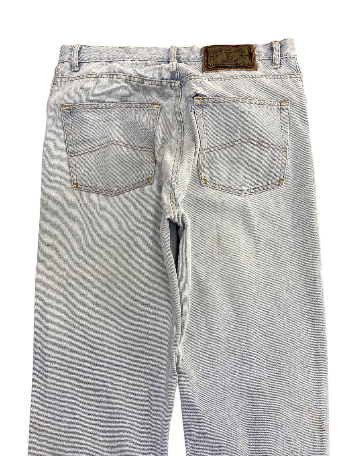 Armani Armani Light Blue Wash Style Loose Jeans Size US 33 - 4 Thumbnail