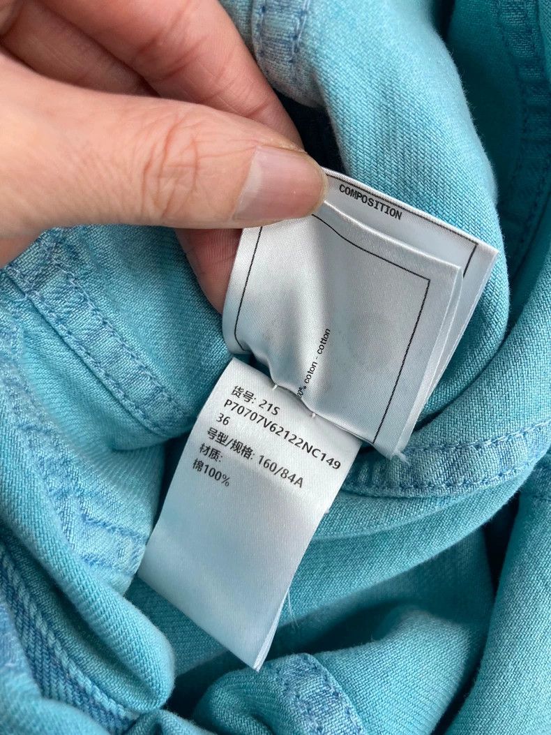 Chanel Chanel 21 Spring and Summer Blue Camellia Denim Jacket Size XS / US 0-2 / IT 36-38 - 7 Thumbnail