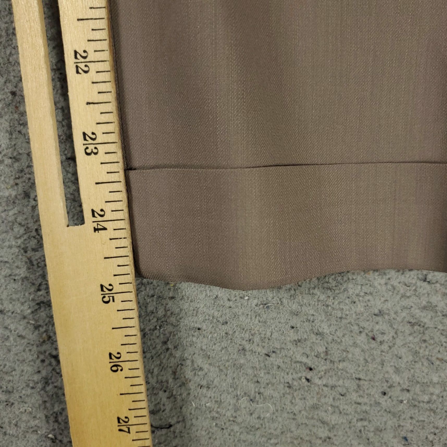 Zanella Zanella Mens Pants 41x25 Beige Pleated Cuffed Dress Trousers Wool Wool Dress Pants Big & Tall Regular Beig e Size US 41 - 5 Thumbnail