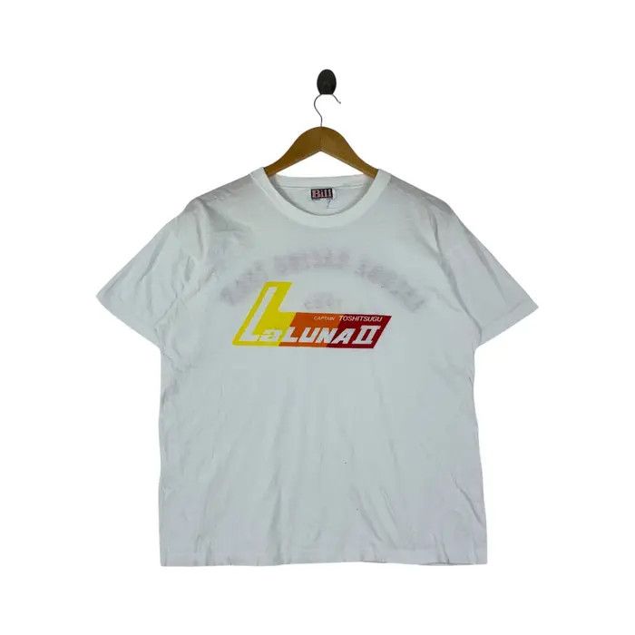 Vintage Vintage 1985 LALUNA RACING TEAM Toshitsugu Tee Shirt Size US L / EU 52-54 / 3 - 1 Thumbnail