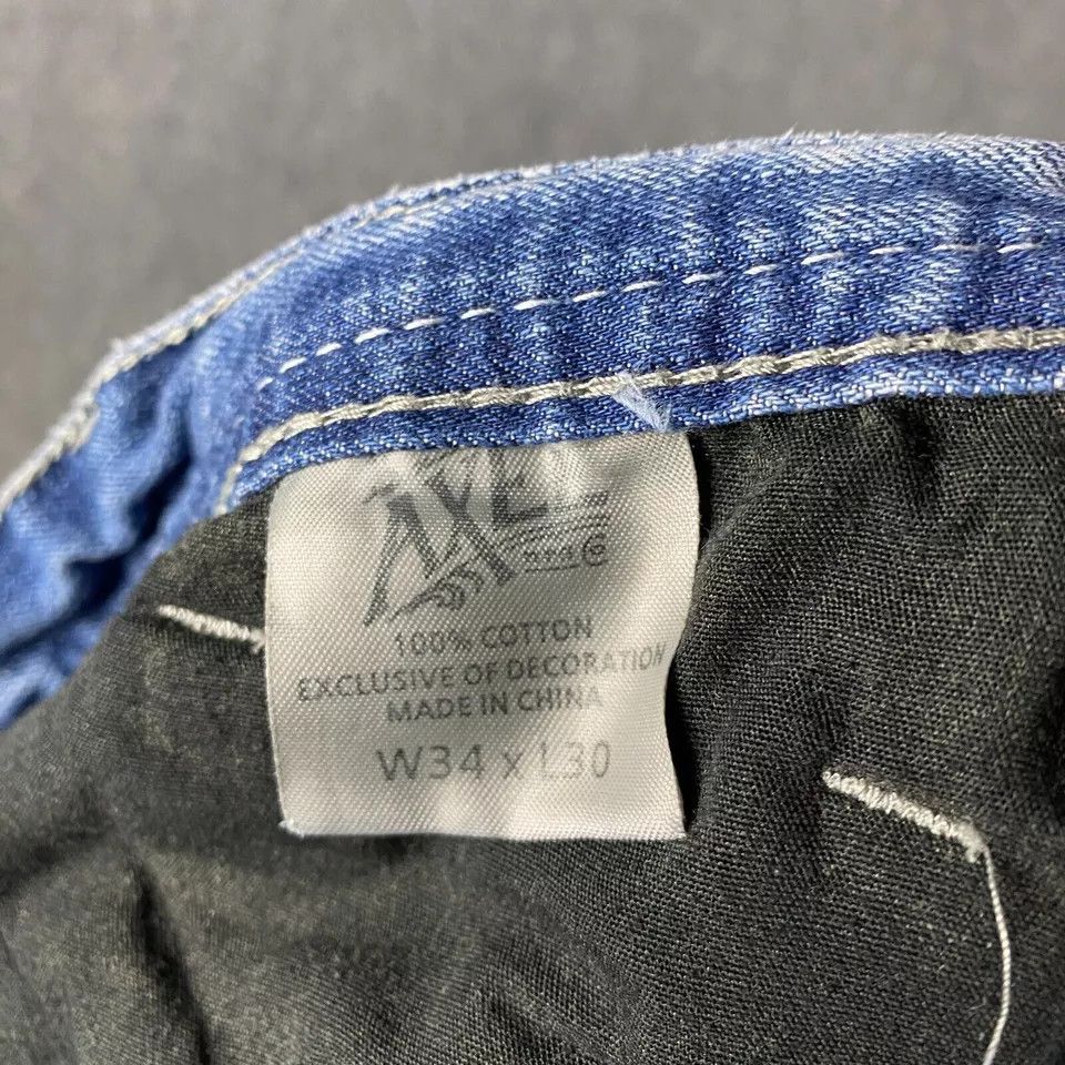 Other Axel Jeans Men's 34x30 Treadwell Denim Ripped 100% Cotton Size US 34 / EU 50 - 8 Thumbnail
