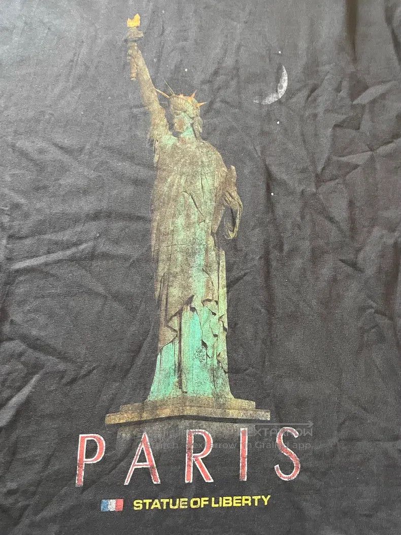 Balenciaga Balenciaga Pattern Letter Print Round Neck Short Sleeve T- Size US S / EU 44-46 / 1 - 3 Thumbnail