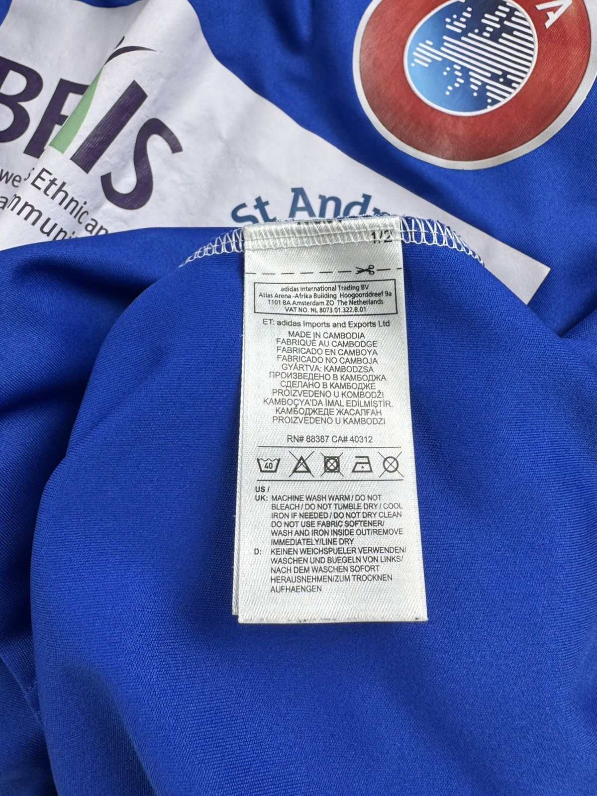 Adidas Scotland 2018/2019 St Andrew’s Multicultural Cup Soccer Football Jersey Shirt Size US L / EU 52-54 / 3 - 11 Thumbnail