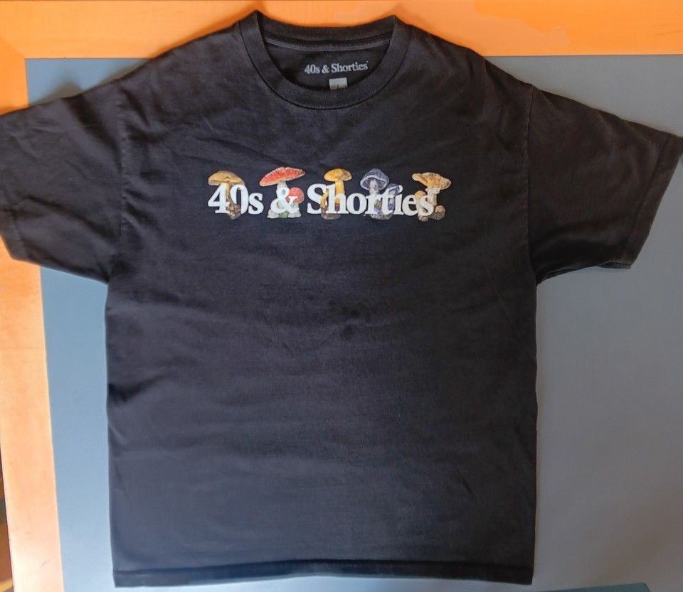 40's & Shorties 40s & Shorties Trippy Black T-Shirt (Discontinued/Sold Out!) Size US L / EU 52-54 / 3 - 1 Thumbnail