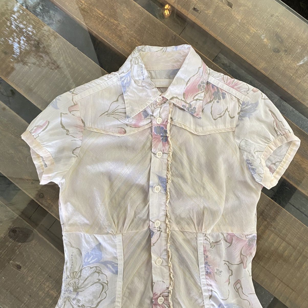 Diesel DIESEL Sweet Meadow Blouse Size S / US 4 / IT 40 - 13 Thumbnail