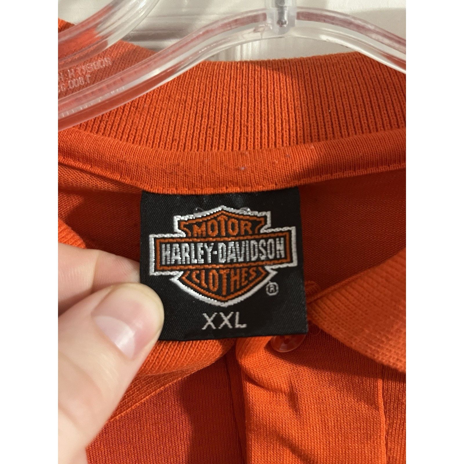 Harley Davidson Vtg Harley Davidson American Ann Arbor Michigan Polo 1990 Size US XXL / EU 58 / 5 - 3 Thumbnail