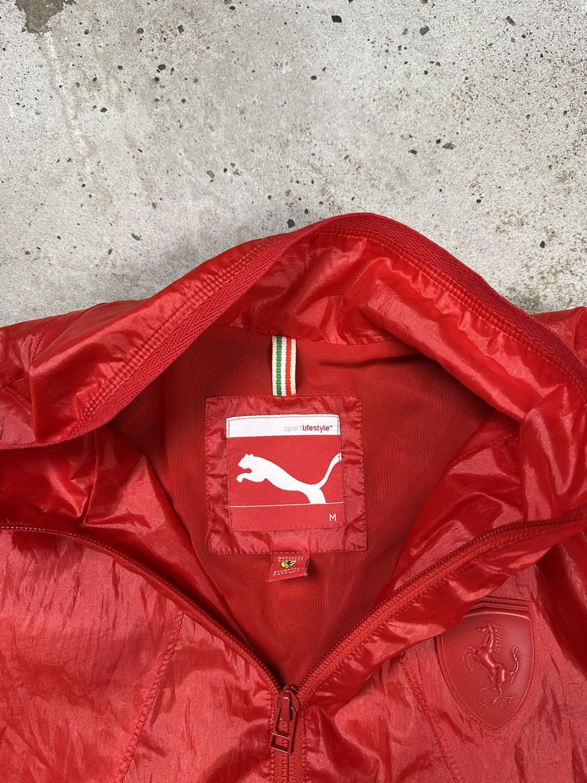 Ferrari × Puma Vintage Y2K Puma x Ferrari Scuderia Red Light Track Jacket Size US M / EU 48-50 / 2 - 10 Thumbnail