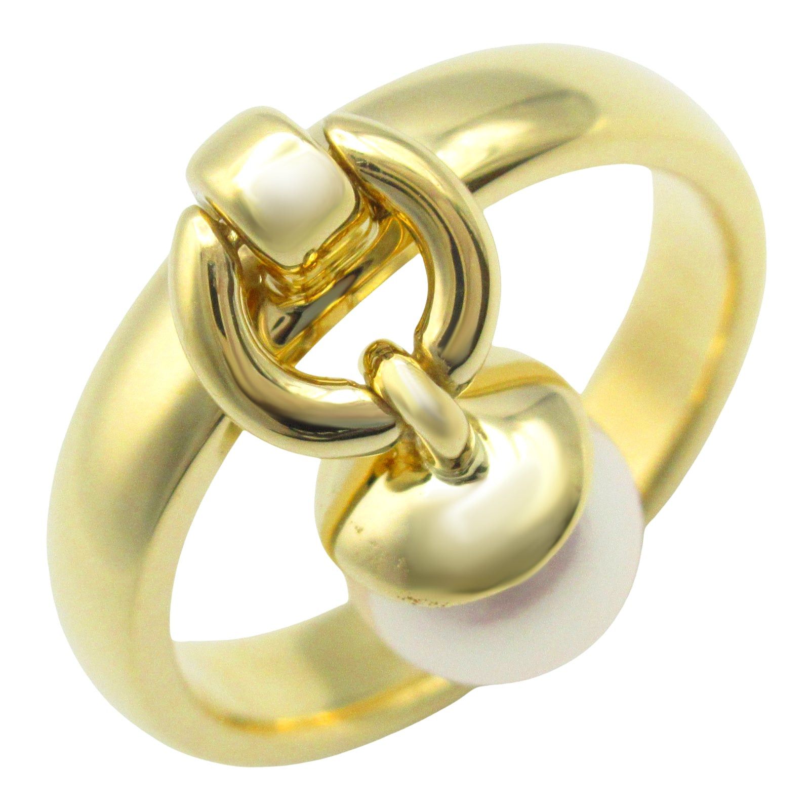 Tiffany & Co. Tiffany Co Pearl Ring K18 (Yellow Gold) White Size ONE SIZE - 1 Thumbnail