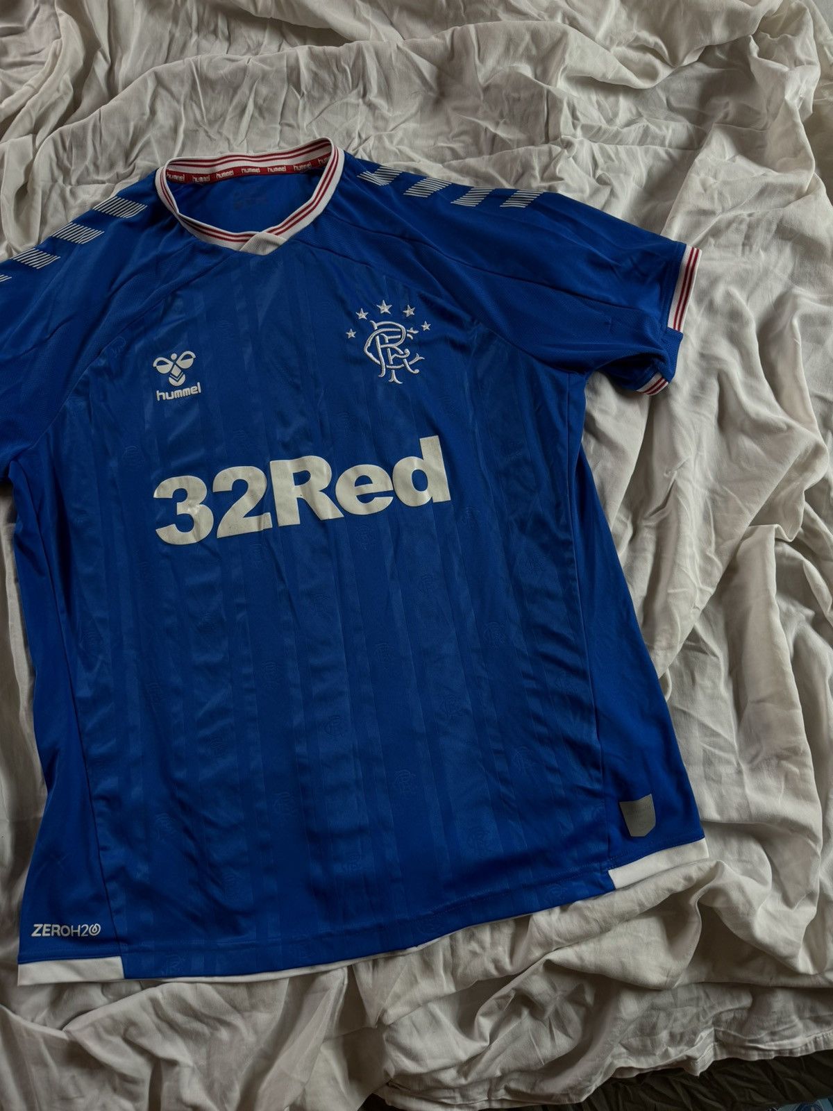 Hummel 2019 Hummel Rangers home soccer jersey Size US M / EU 48-50 / 2 - 5 Thumbnail