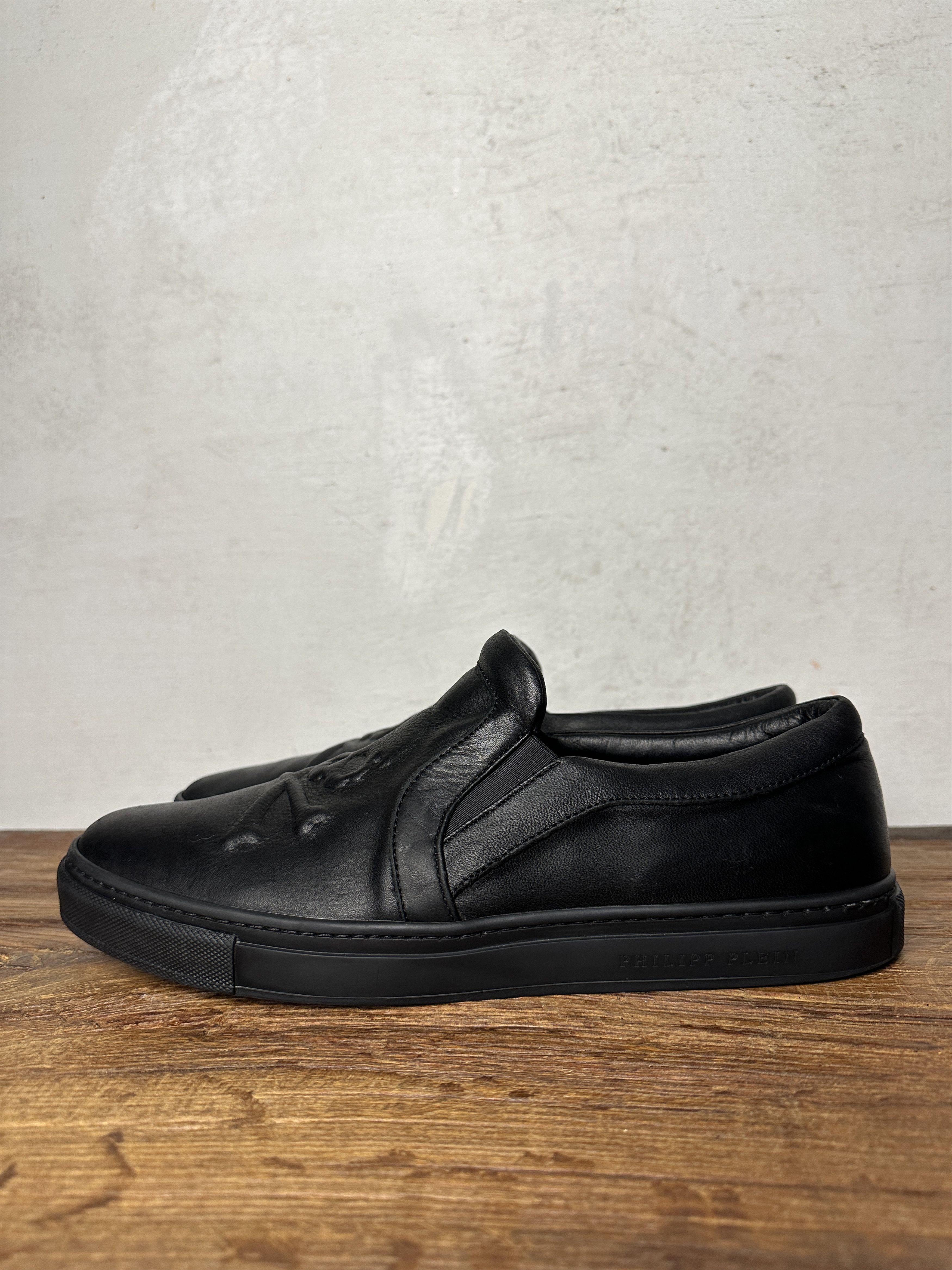 Philipp Plein Philipp Plein Saul Leather Slip Ons Size US 10 / EU 43 - 3 Thumbnail