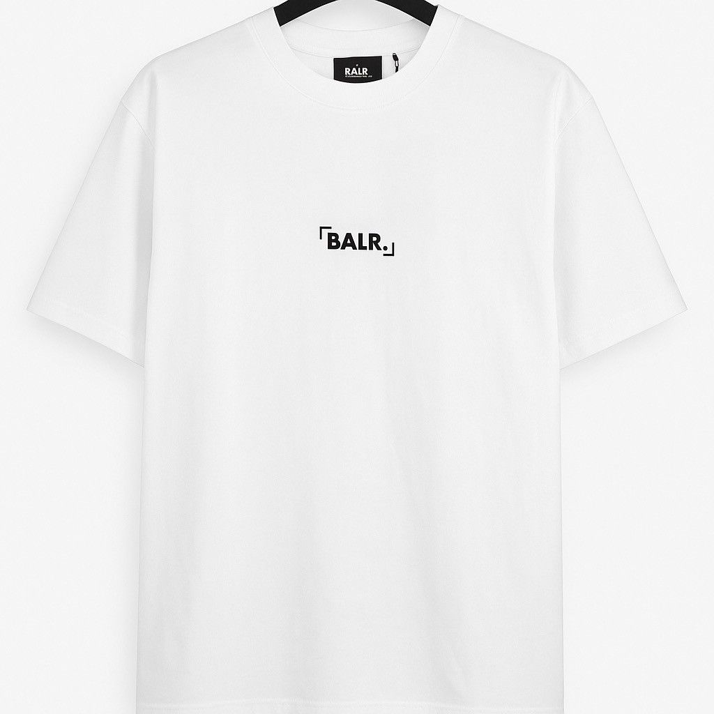 Other BALR. Bridge Box Fit Tee – White – Size L – New With Tags Size US S / EU 44-46 / 1 - 1 Thumbnail