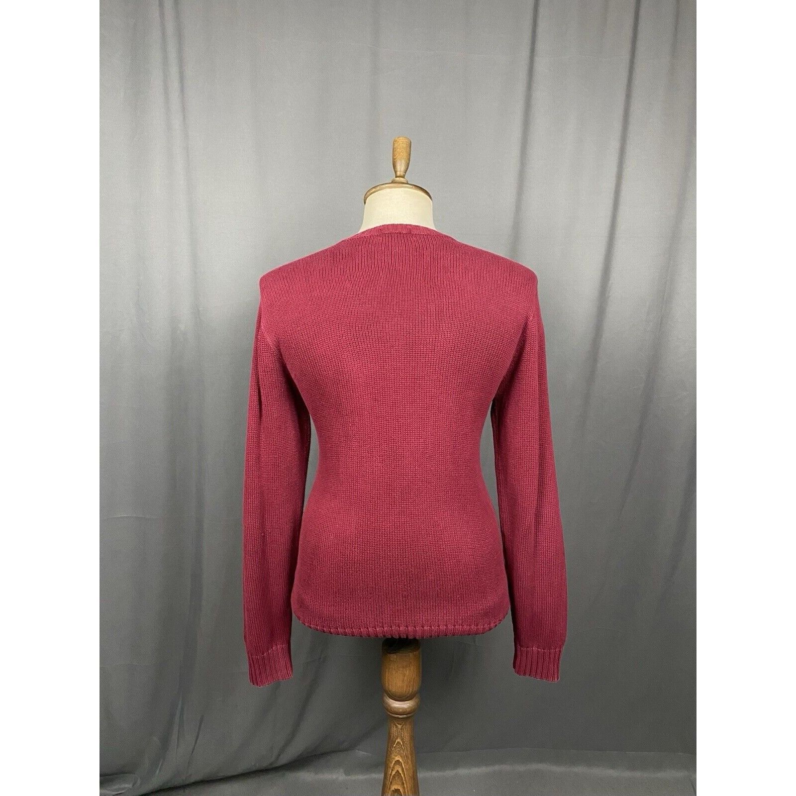 Polo Ralph Lauren Polo Ralph Lauren Big Logo Men's Red Crewneck Knitted Sweate Size US M / EU 48-50 / 2 - 7 Thumbnail