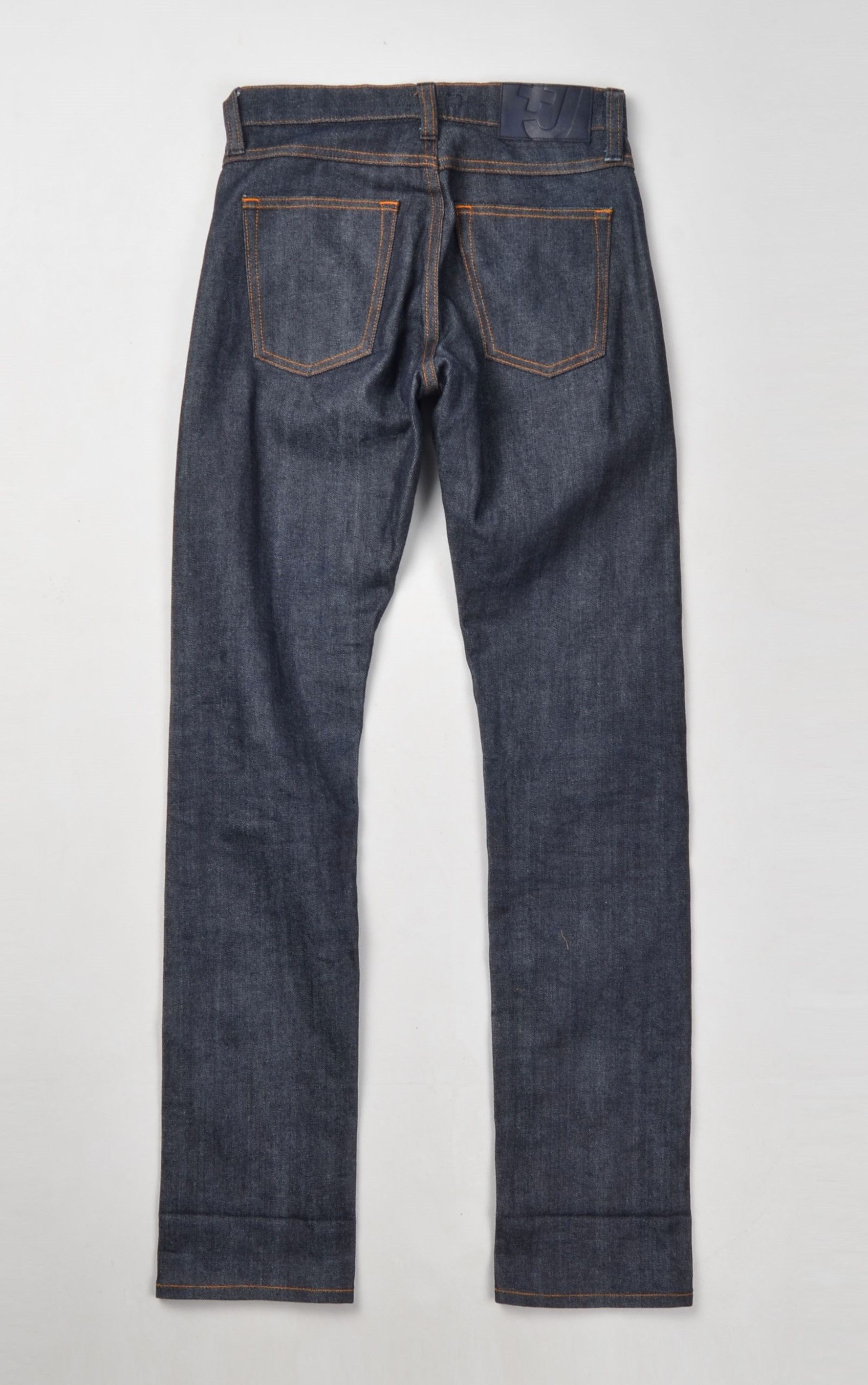 Designer × Jil Sander × Uniqlo Uniqlo X Jil Sander +J Blue Straight Slim Selvedge Denim Size 27" / US 4 / IT 40 - 8 Thumbnail