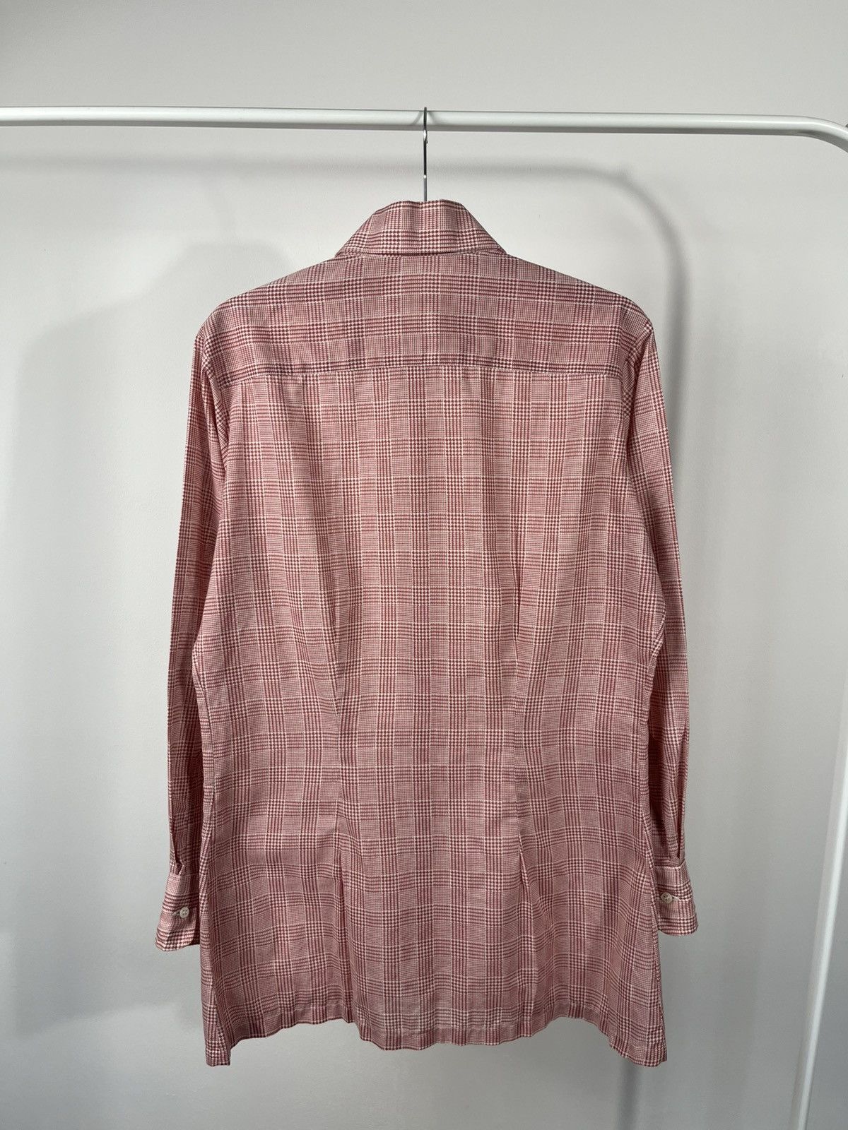 Lanvin Lanvin Women’s Red Checkered Shirt Size 38 France Size S / US 4 / IT 40 - 11 Thumbnail