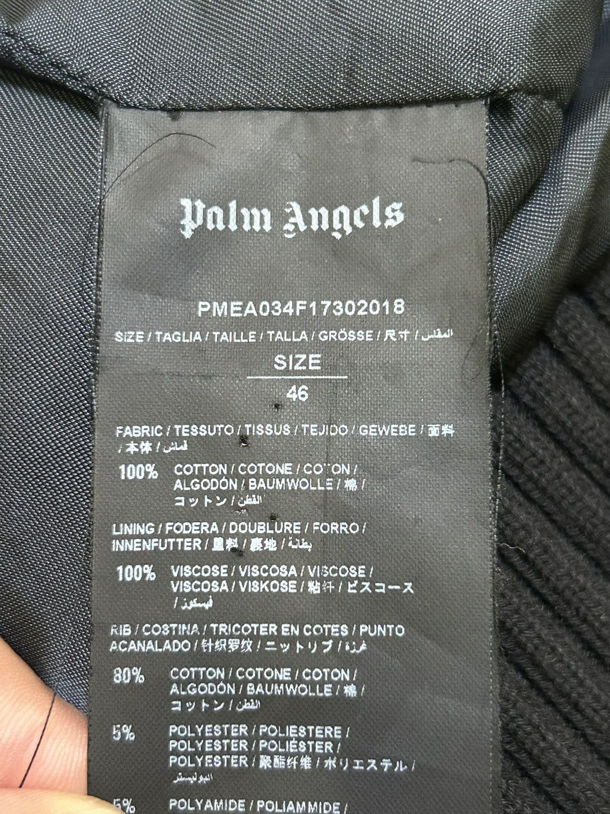 Palm Angels Palm Angels Velour Jacket Size US M / EU 48-50 / 2 - 7 Thumbnail