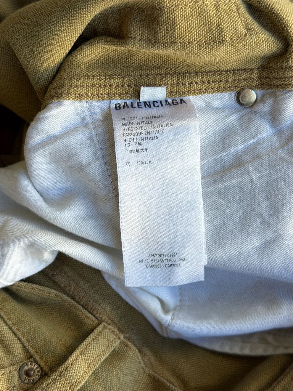 Balenciaga Balenciaga work pants carhartt logo Size US 30 / EU 46 - 4 Thumbnail