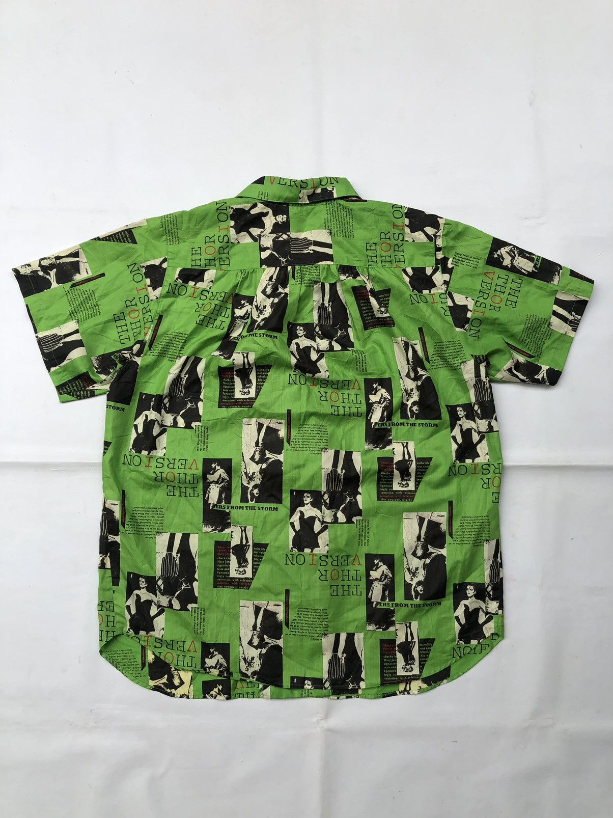 Yohji Yamamoto Japanese Mercredi Yoshimura Perfect Artwork Button Shirt Tee Size US M / EU 48-50 / 2 - 3 Thumbnail