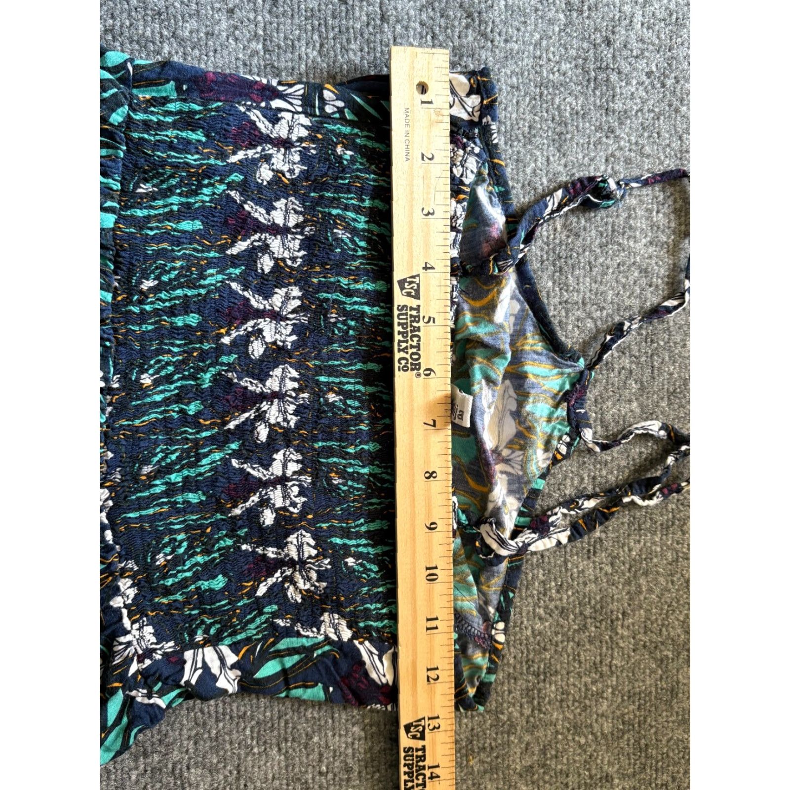 Vintage Valija Dress Womens Small S Blue Floral Midi Below the Knee Length Sleeveless A-Line Flower Dress Size S / US 4 / IT 40 - 2 Thumbnail
