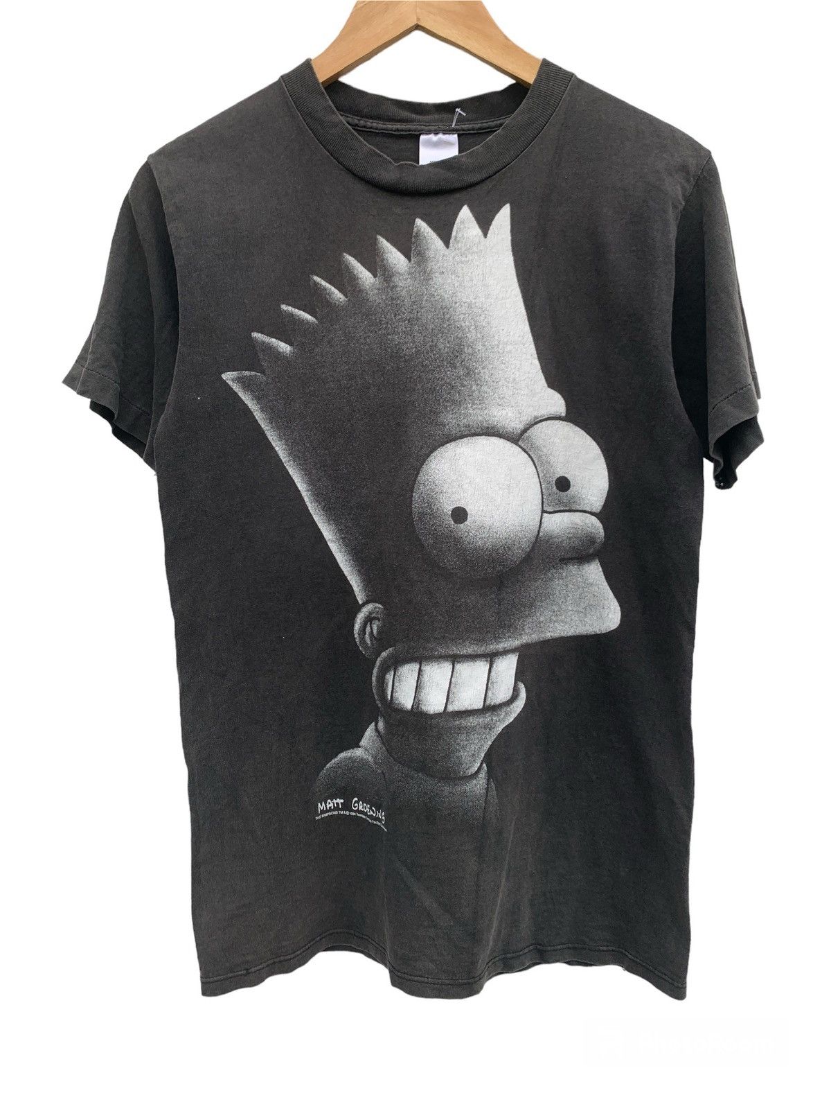 Vintage Vintage 1994 Sun Faded The Simpsons Bart Shadow Art Graphic ...