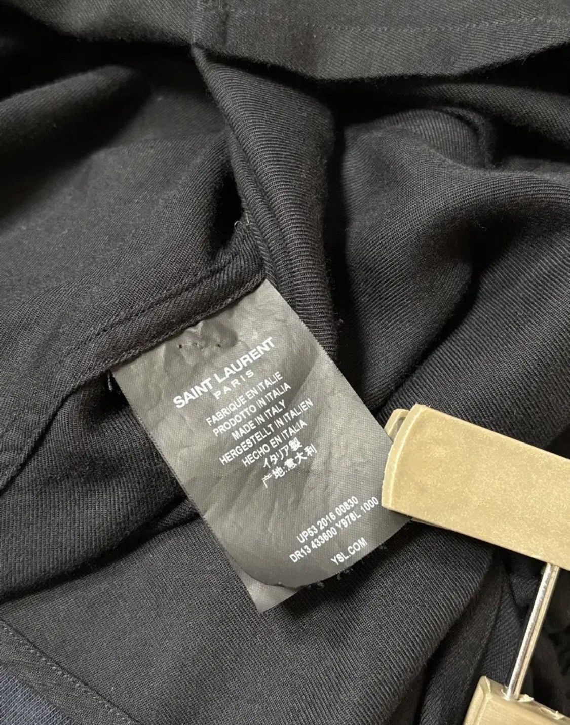 Saint Laurent Paris Saint Laurent 16AW Chain Star Shirt Size US S / EU 44-46 / 1 - 4 Thumbnail