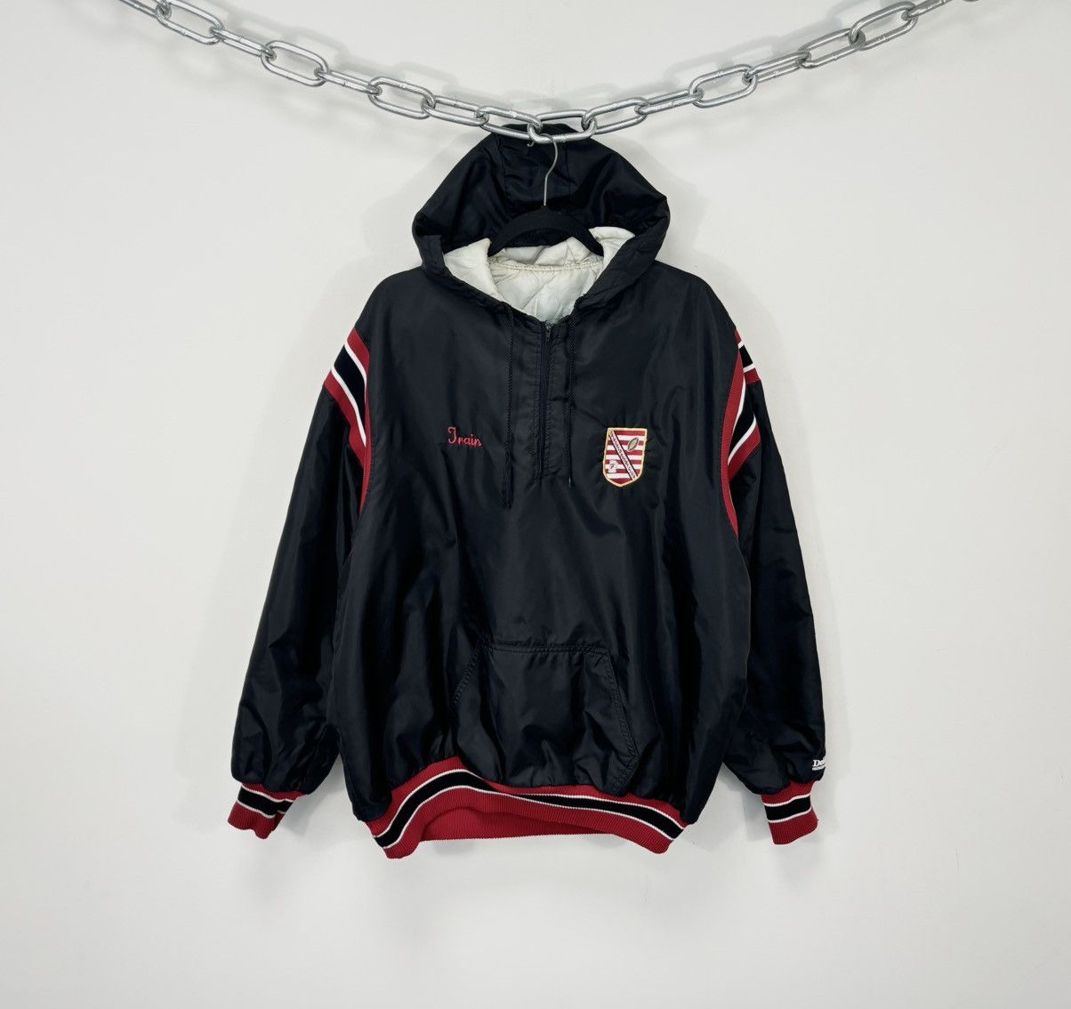 Delong Vintage 90s DeLong USA College Fairfield Rugby Anorak Jacket Size US XL / EU 56 / 4 - 1 Thumbnail