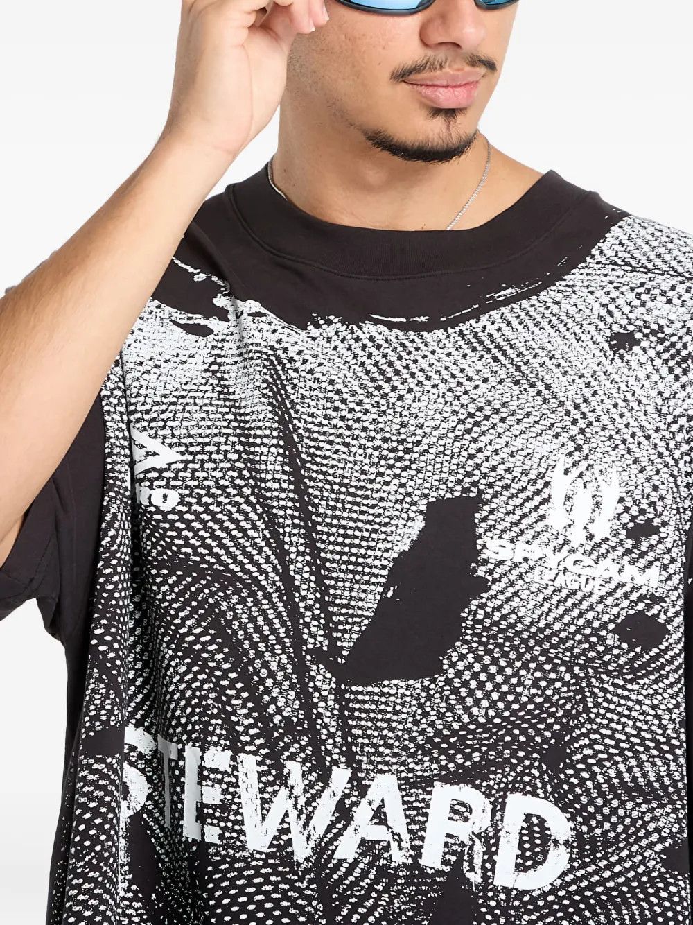 Umbro x Slam Jam Black Steward Vest Print Oversized T-Shirt Size US S / EU 44-46 / 1 - 3 Thumbnail
